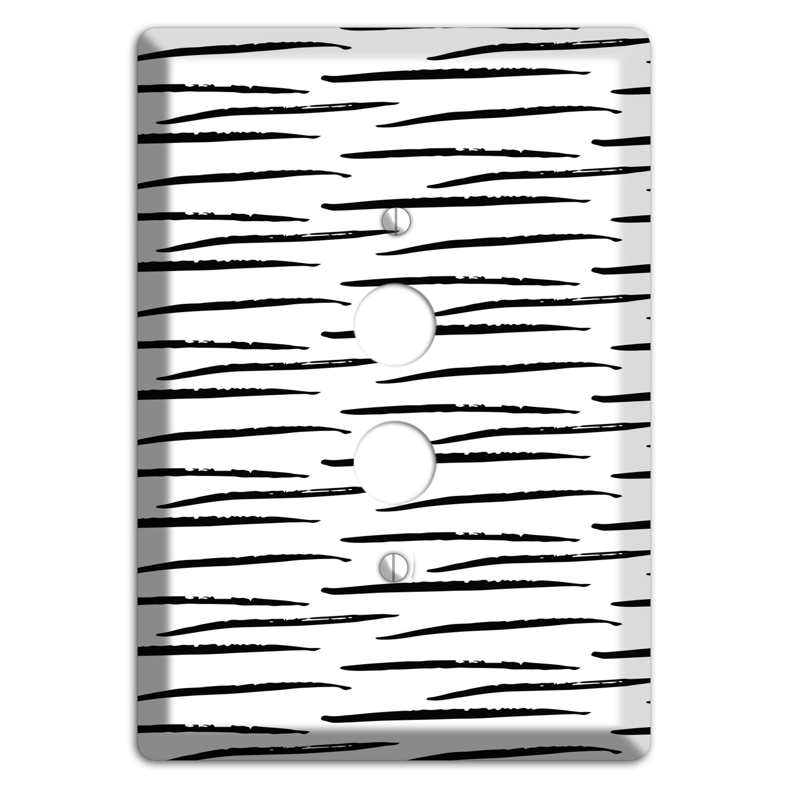 Ink Brushstrokes 9 1 Pushbutton Wallplate