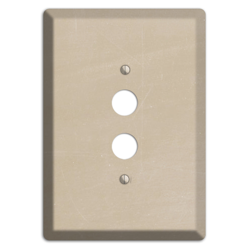 Chalk Tan 1 Pushbutton Wallplate