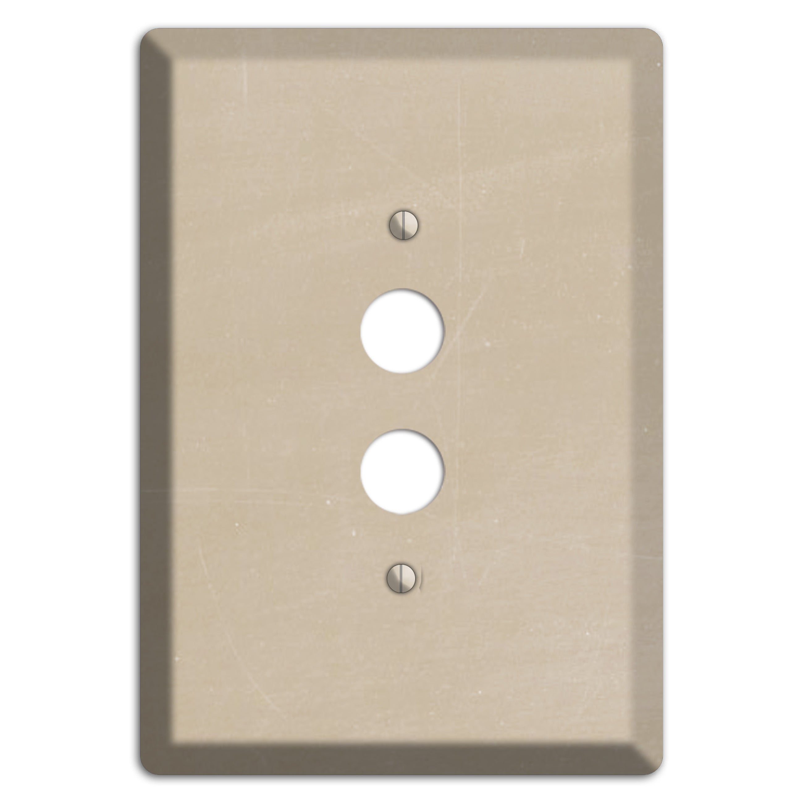 Chalk Tan 1 Pushbutton Wallplate