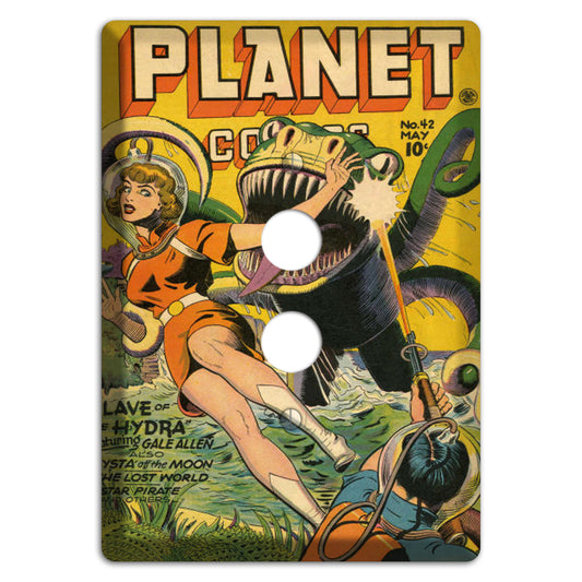 Planet Vintage Comics 1 Pushbutton Wallplate