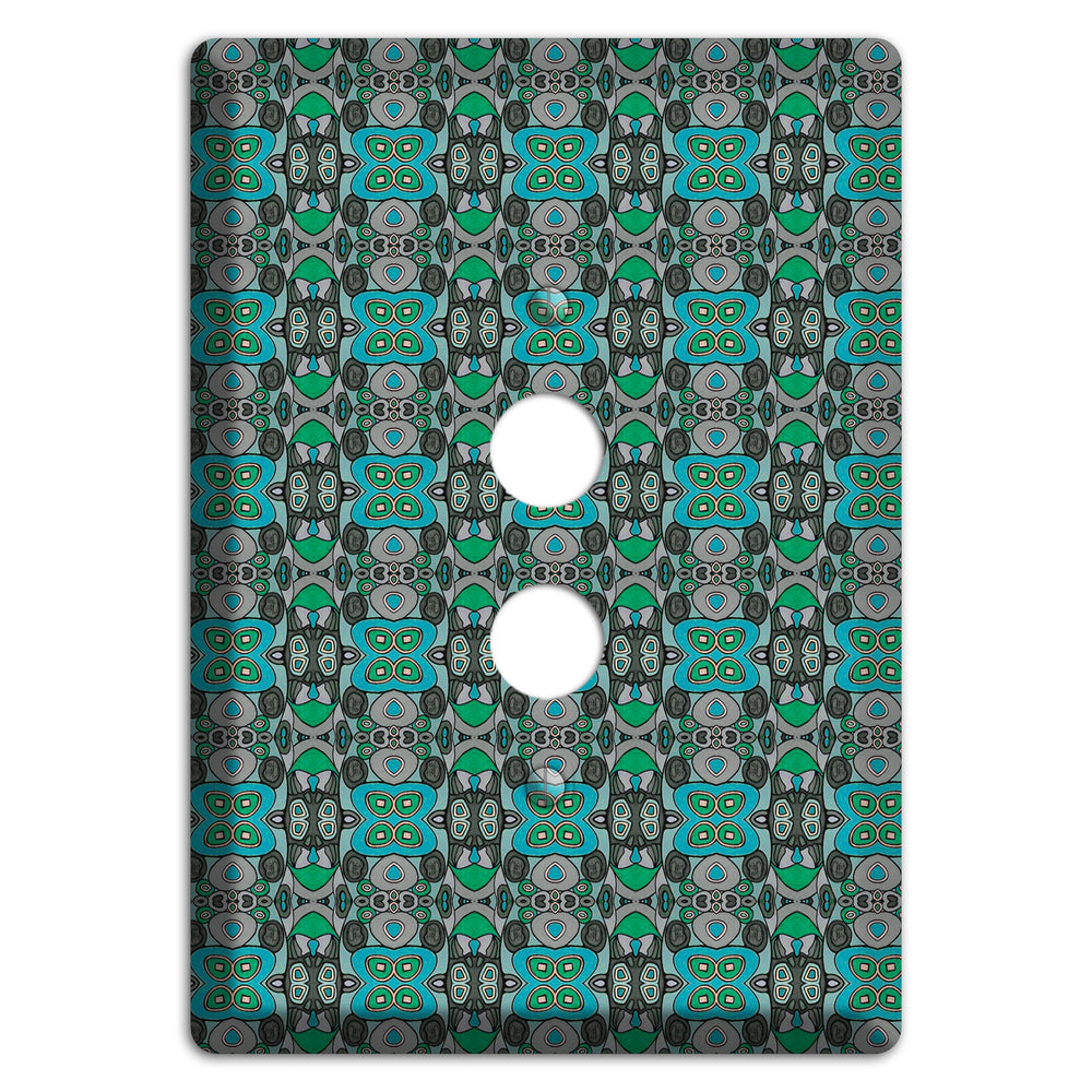 Green Tapestry 1 Pushbutton Wallplate