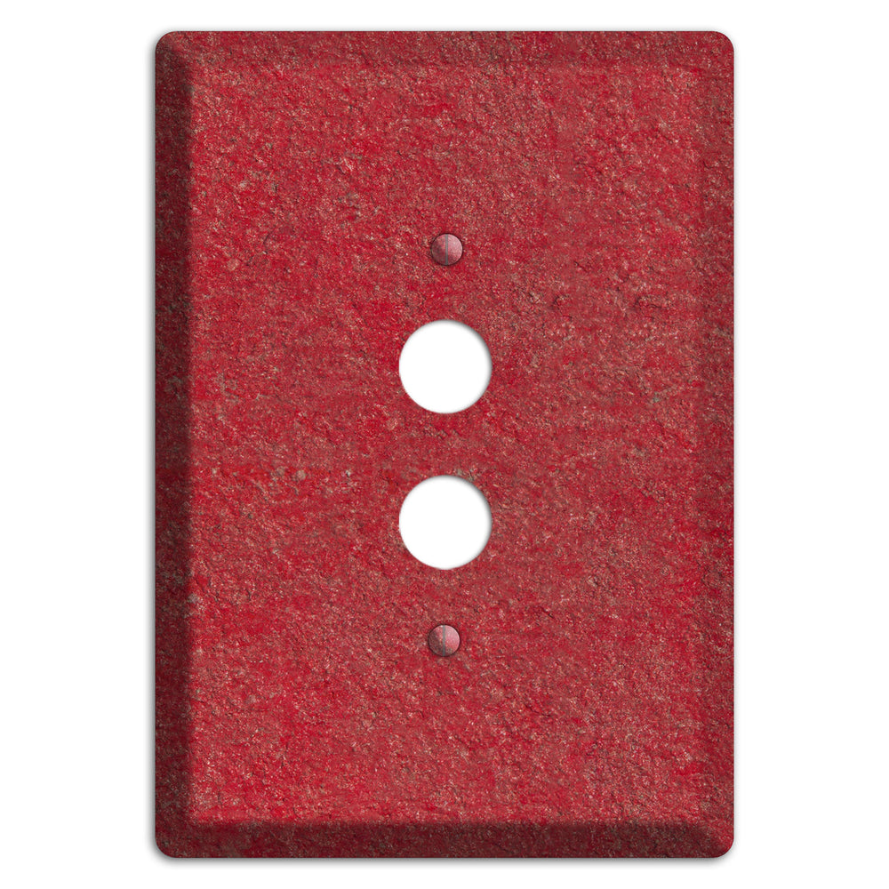 Stucco Red 1 Pushbutton Wallplate