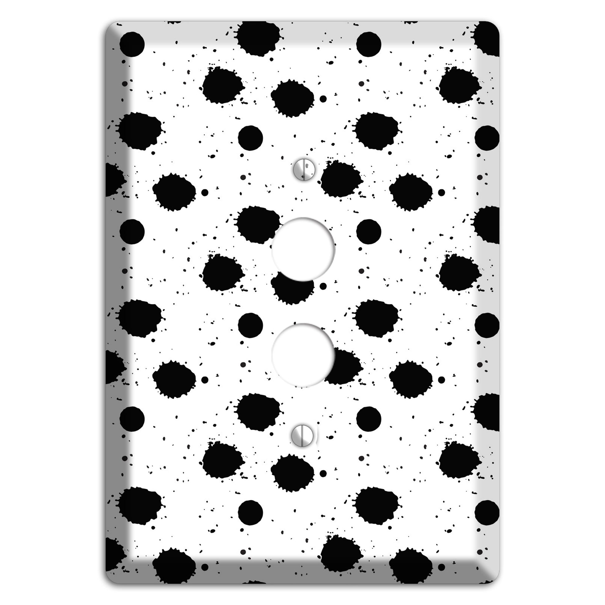 Ink Drops 4 1 Pushbutton Wallplate