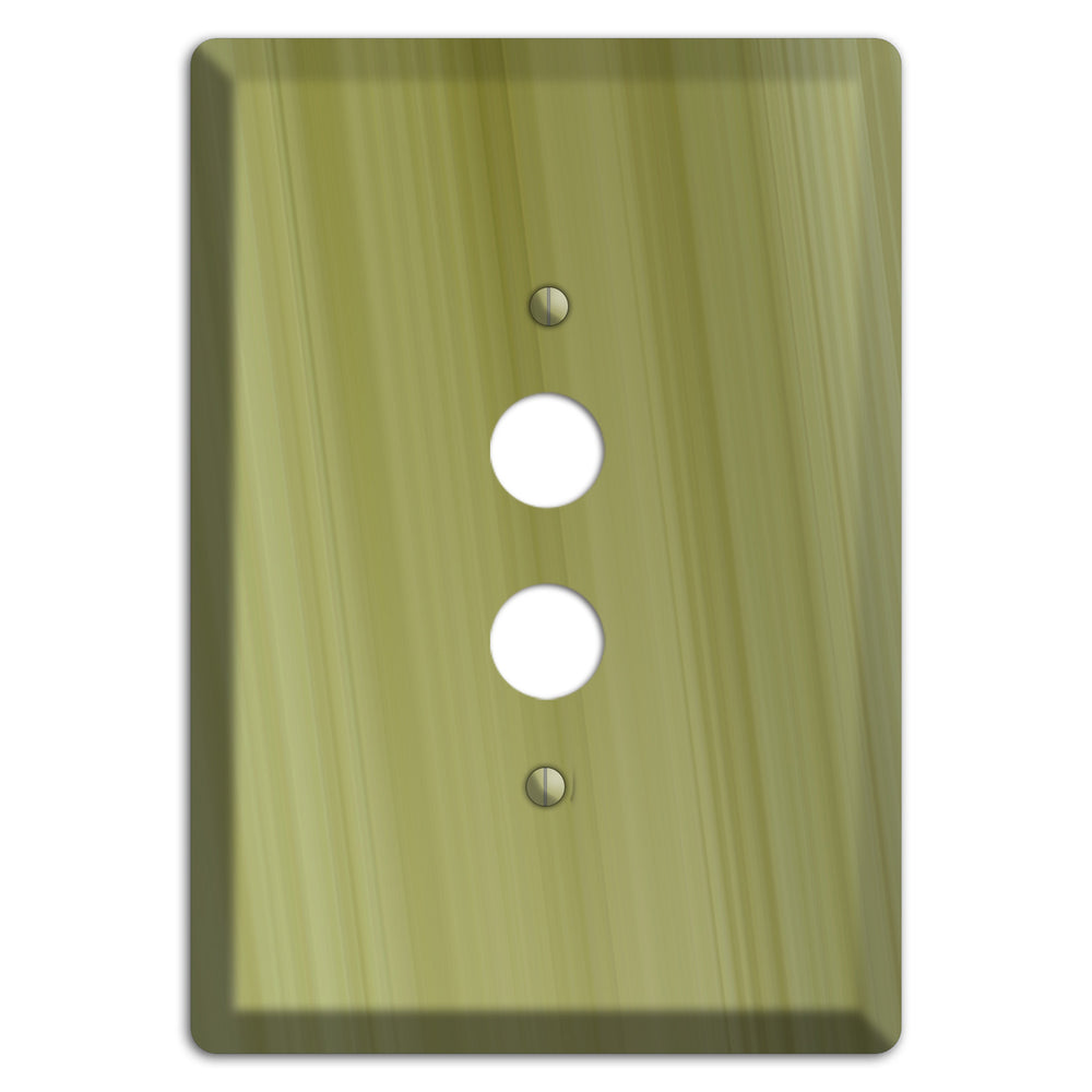 Olive Ray of Light 1 Pushbutton Wallplate