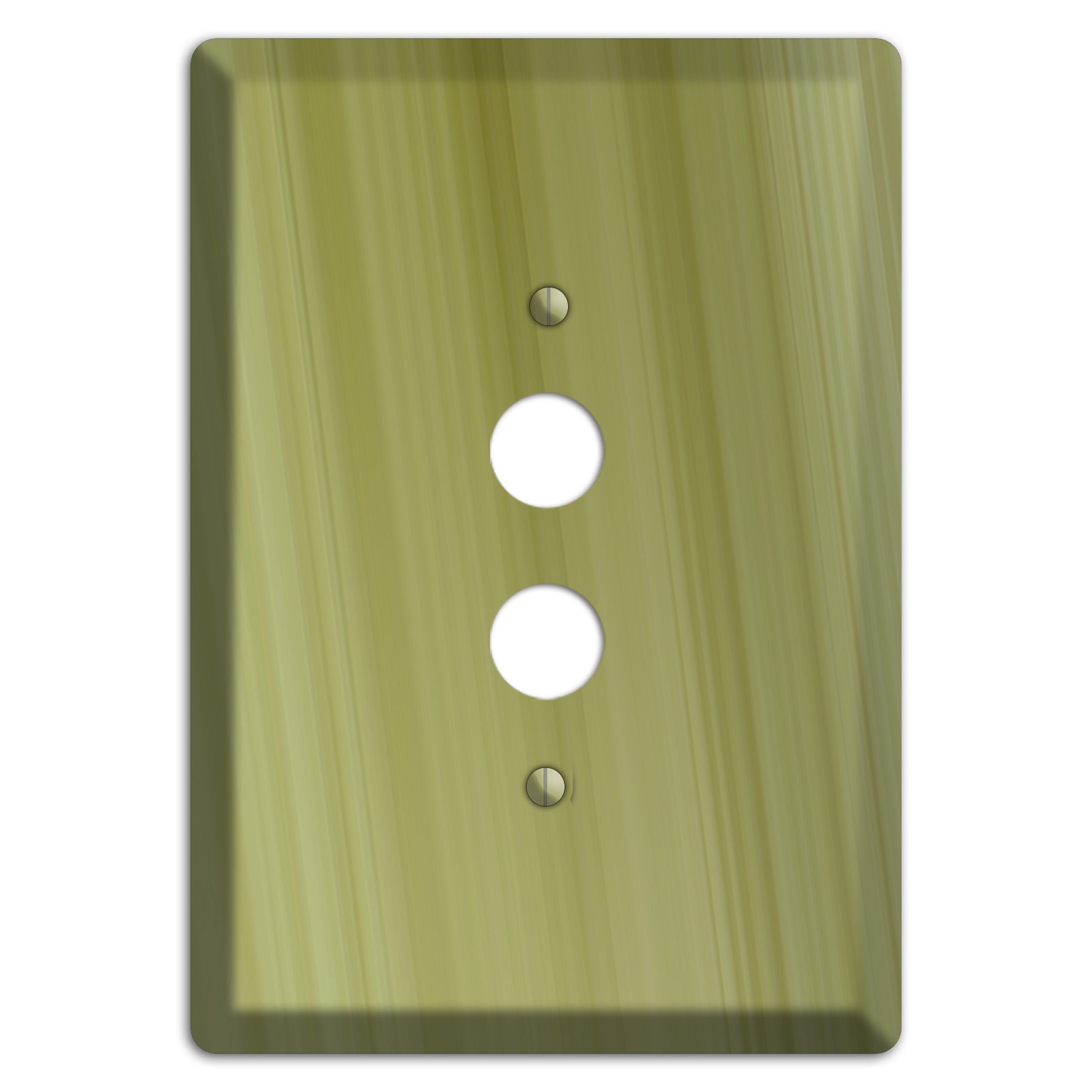 Olive Ray of Light 1 Pushbutton Wallplate