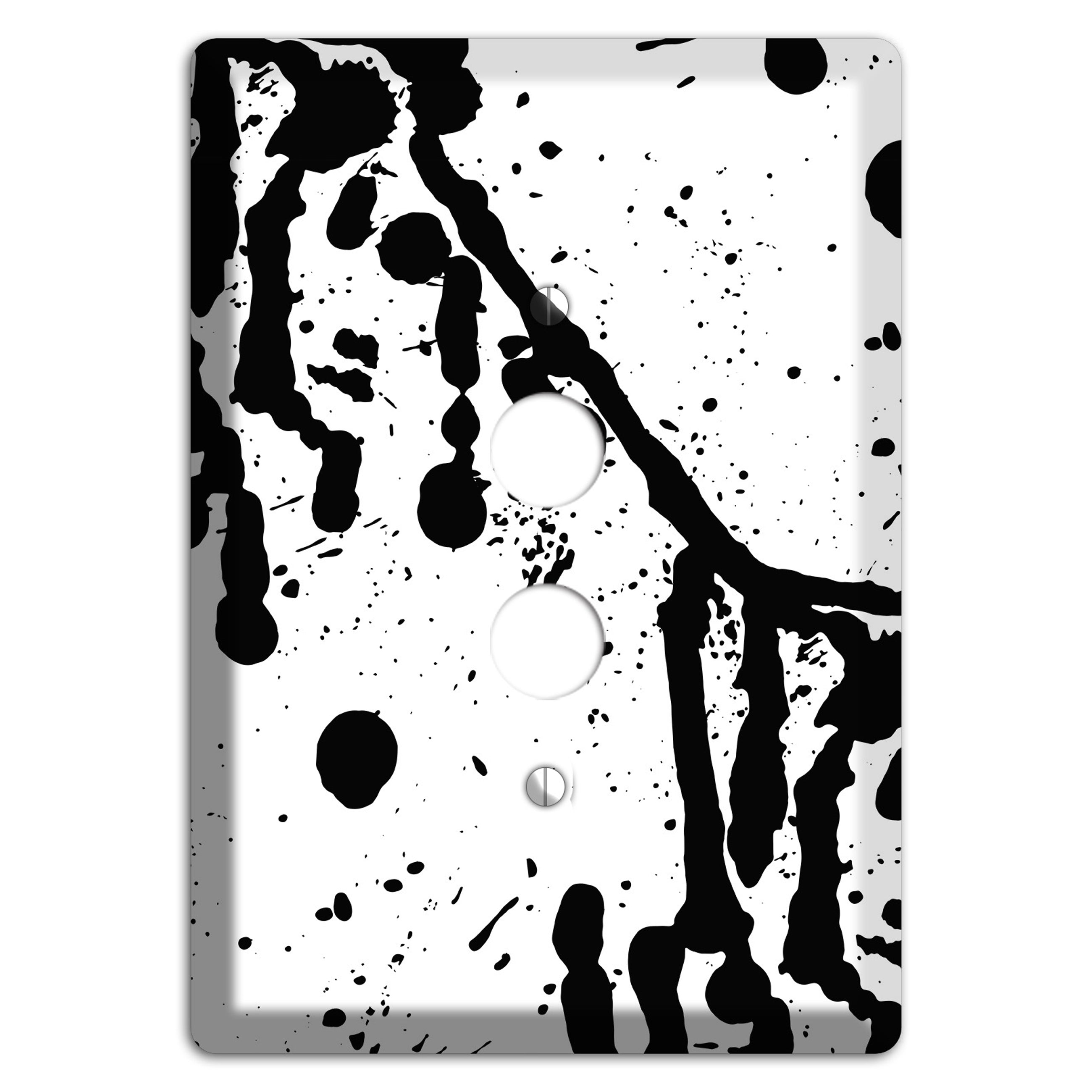 Ink Drips 10 1 Pushbutton Wallplate