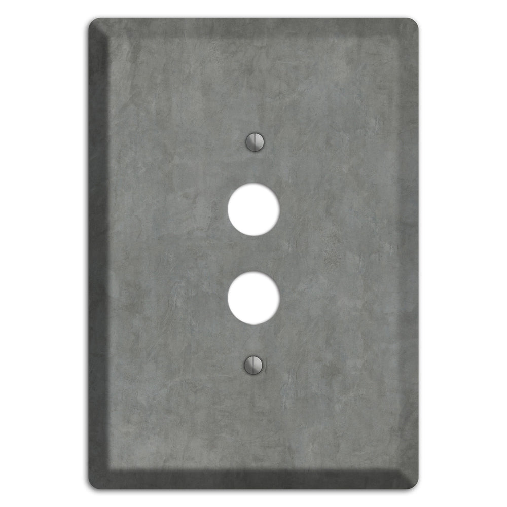 Stucco Grey 1 Pushbutton Wallplate