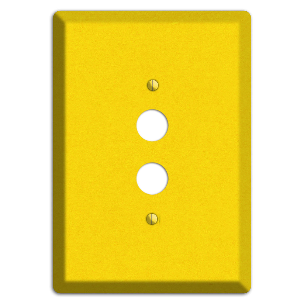 Moon Yellow Kraft 1 Pushbutton Wallplate