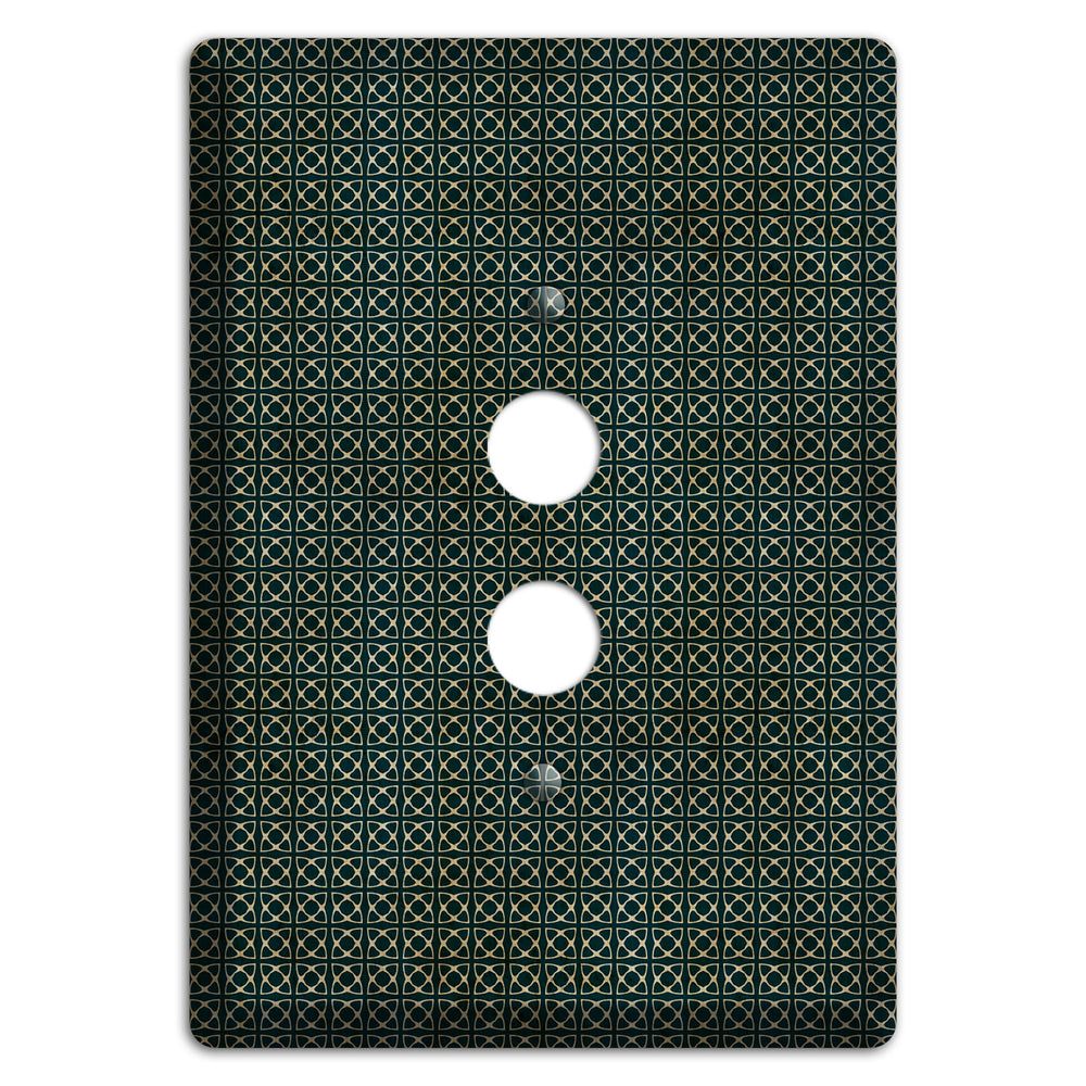 Dark Green Grunge Tiny Tiled Tapestry 5 1 Pushbutton Wallplate