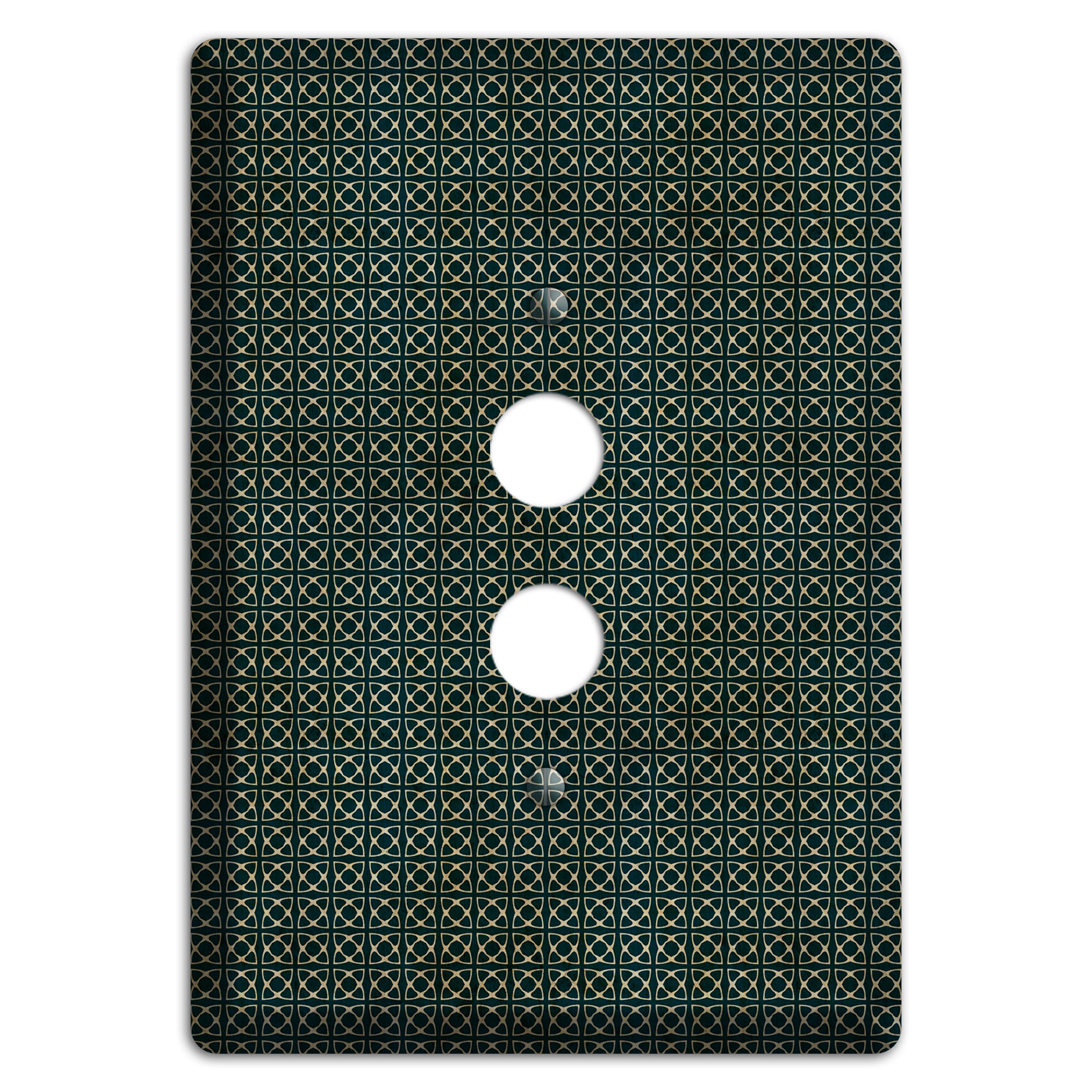 Dark Green Grunge Tiny Tiled Tapestry 5 1 Pushbutton Wallplate