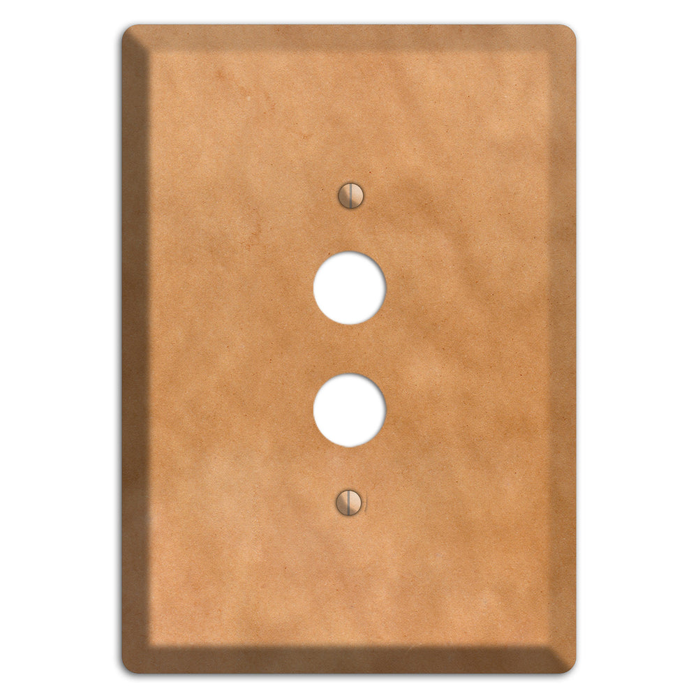 Aged Paper 9 1 Pushbutton Wallplate
