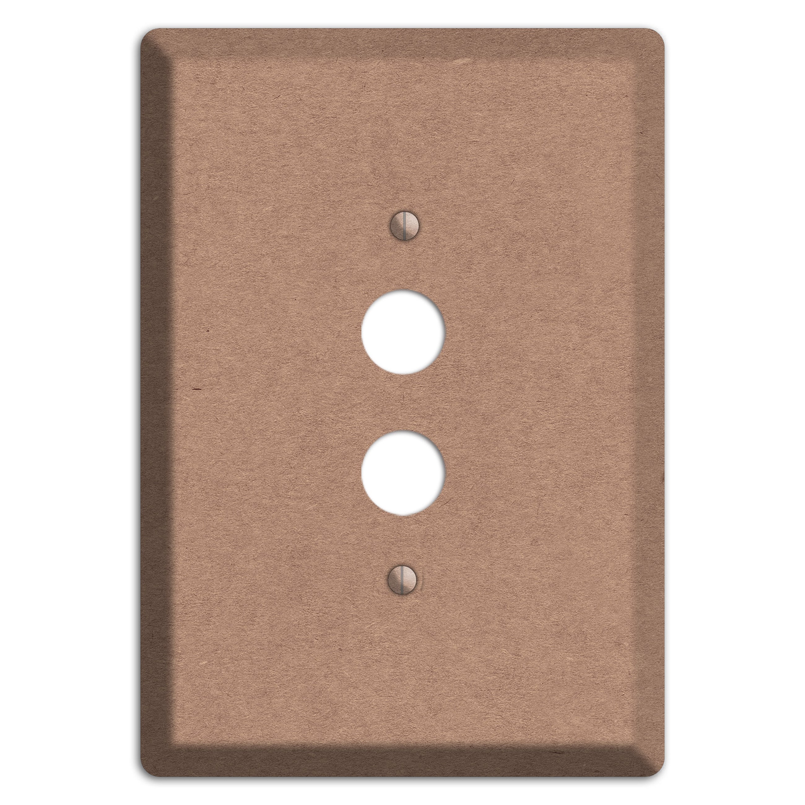 Pale Taupe Kraft 1 Pushbutton Wallplate