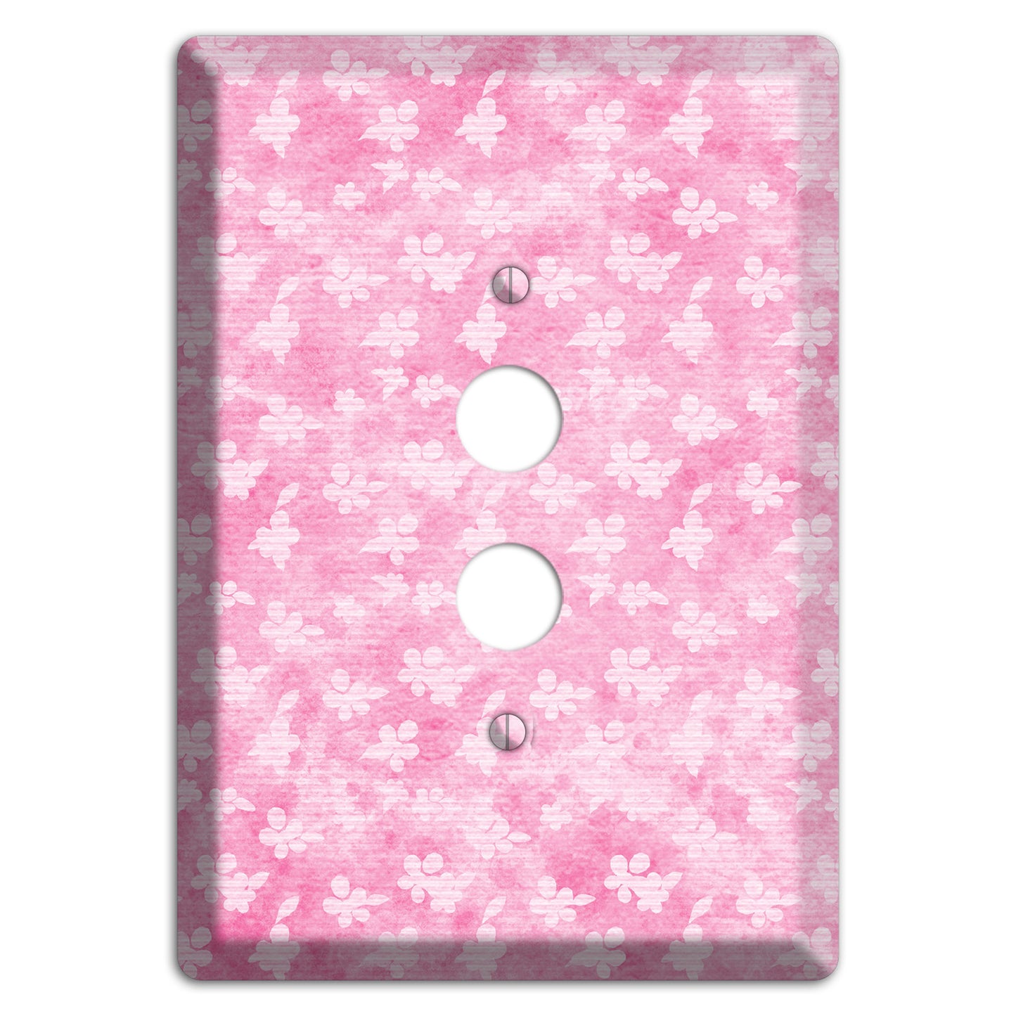 Cupid Pink Texture 1 Pushbutton Wallplate
