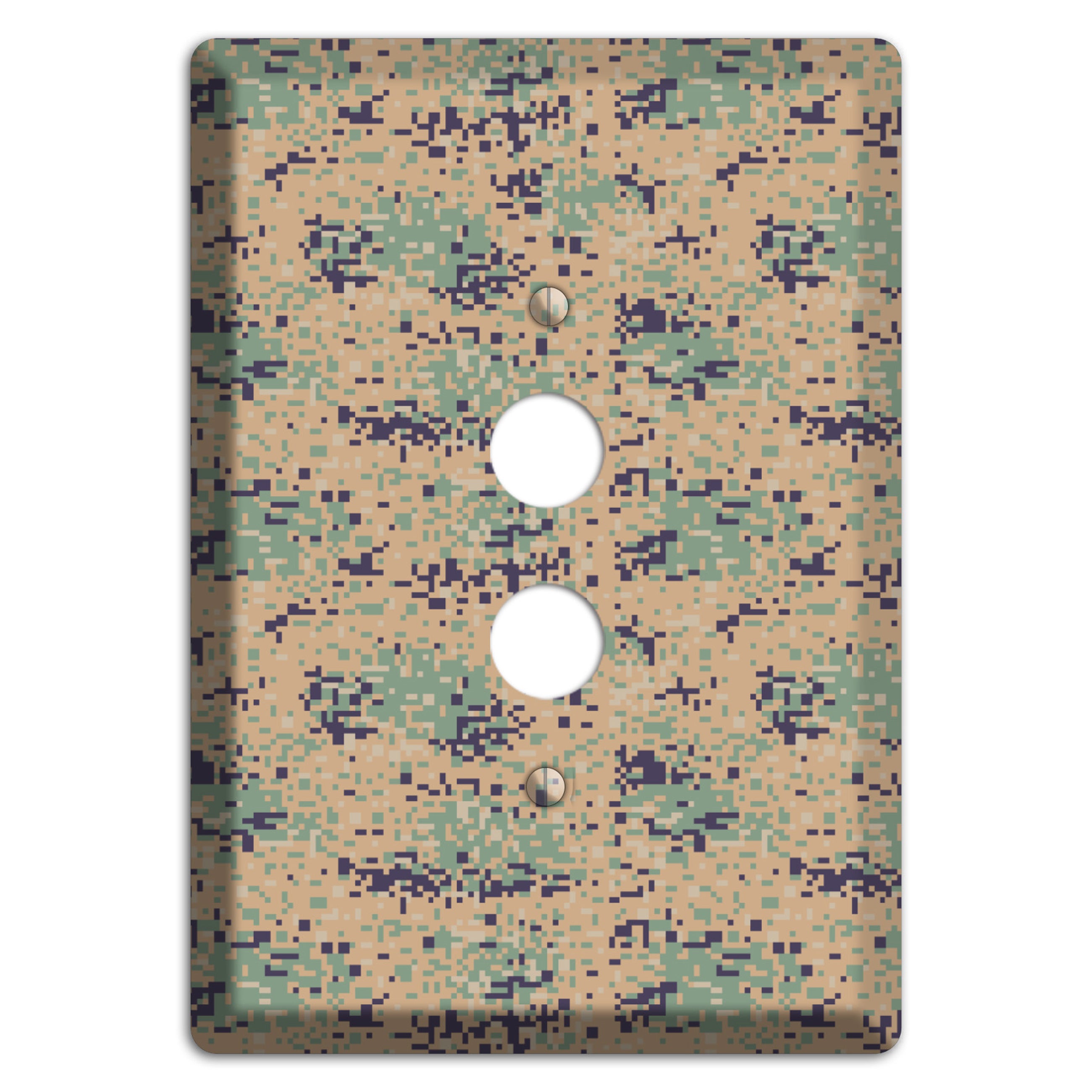 Marpat Woodland Camo 1 Pushbutton Wallplate