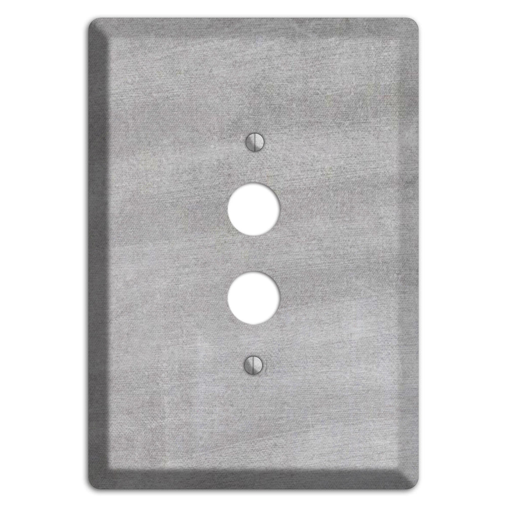 Chalk Light Grey 1 Pushbutton Wallplate