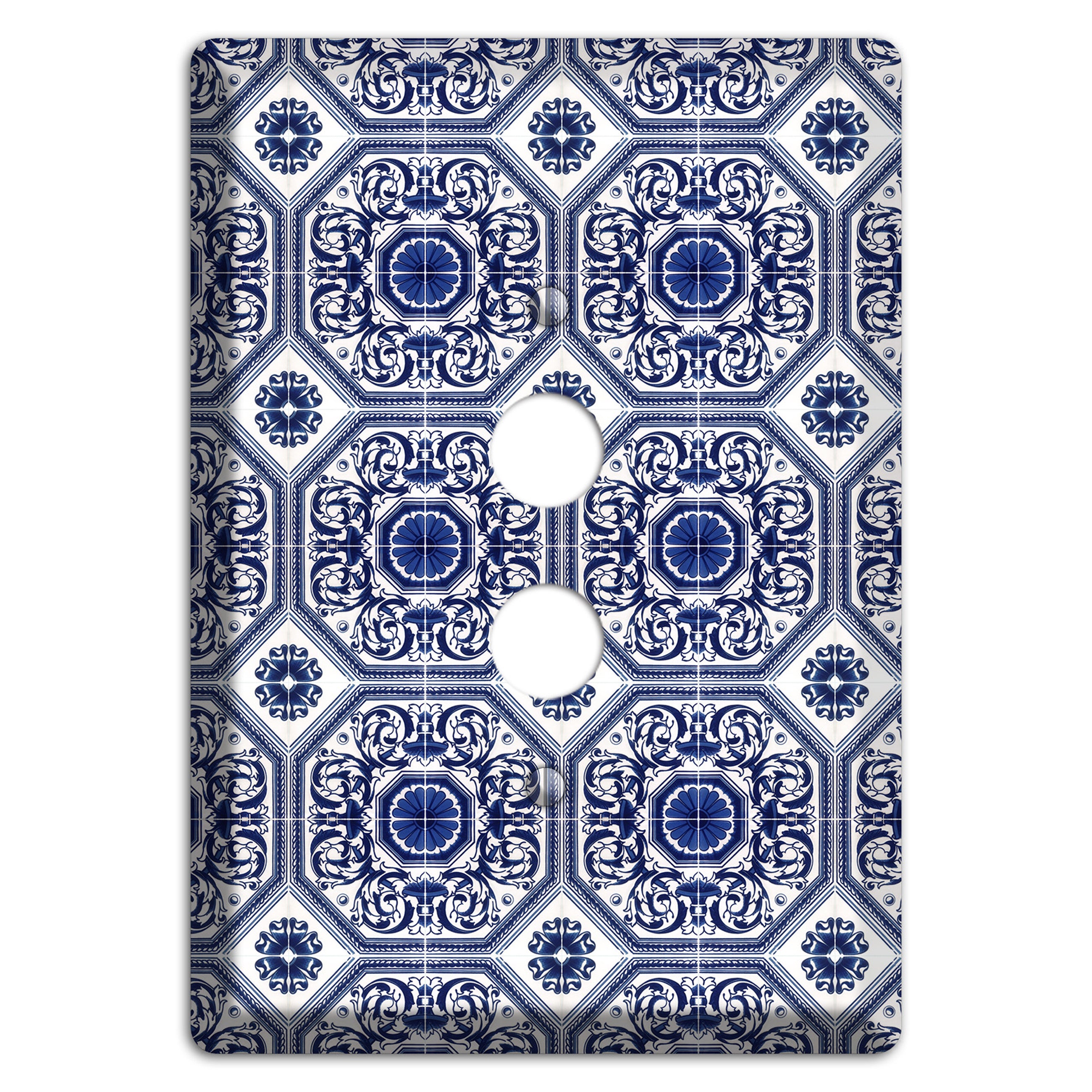 Tavira Tiles 1 1 Pushbutton Wallplate