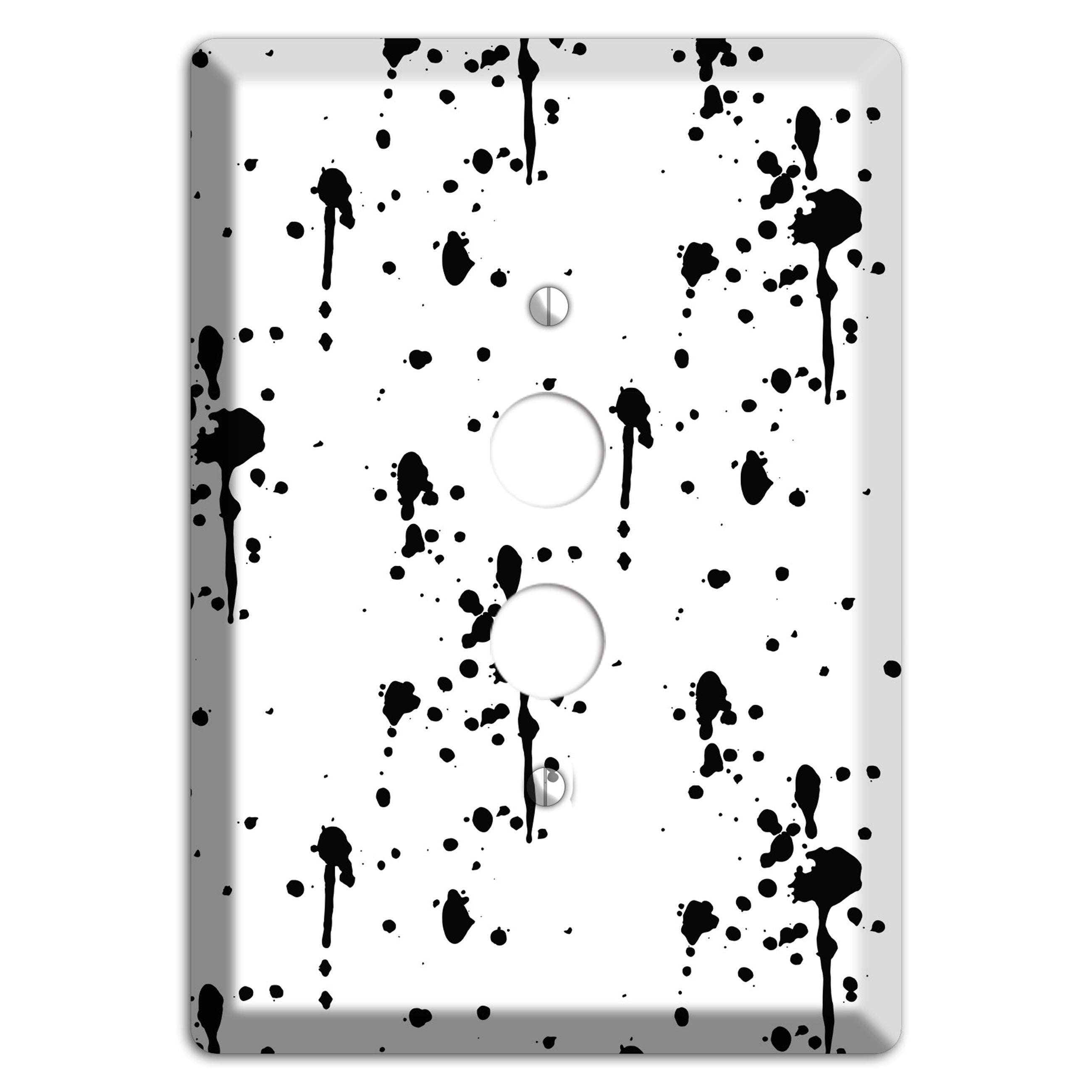Ink Drips 7 1 Pushbutton Wallplate