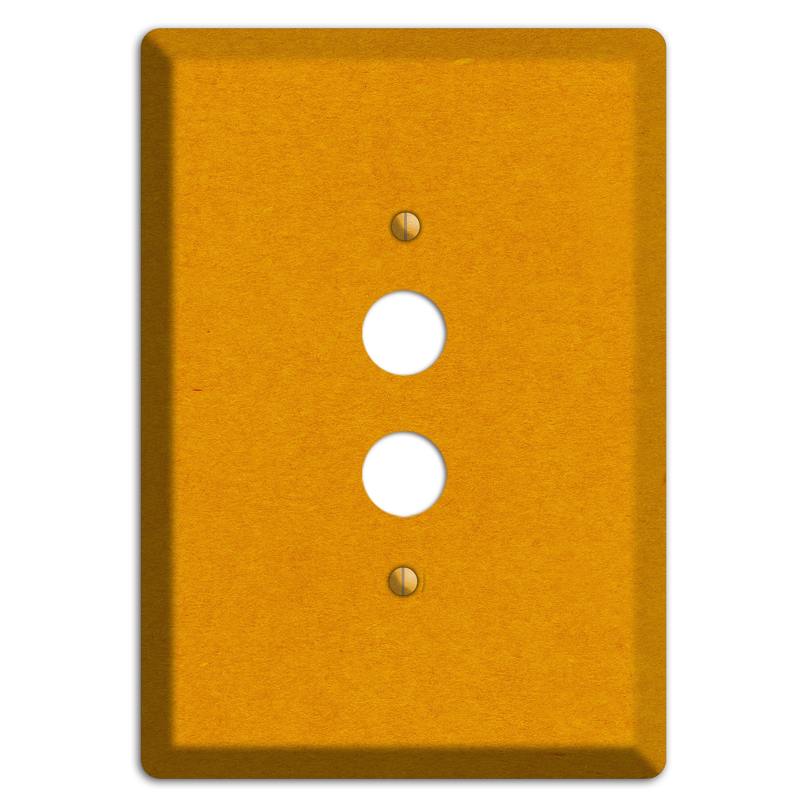 Tangerine Kraft 1 Pushbutton Wallplate