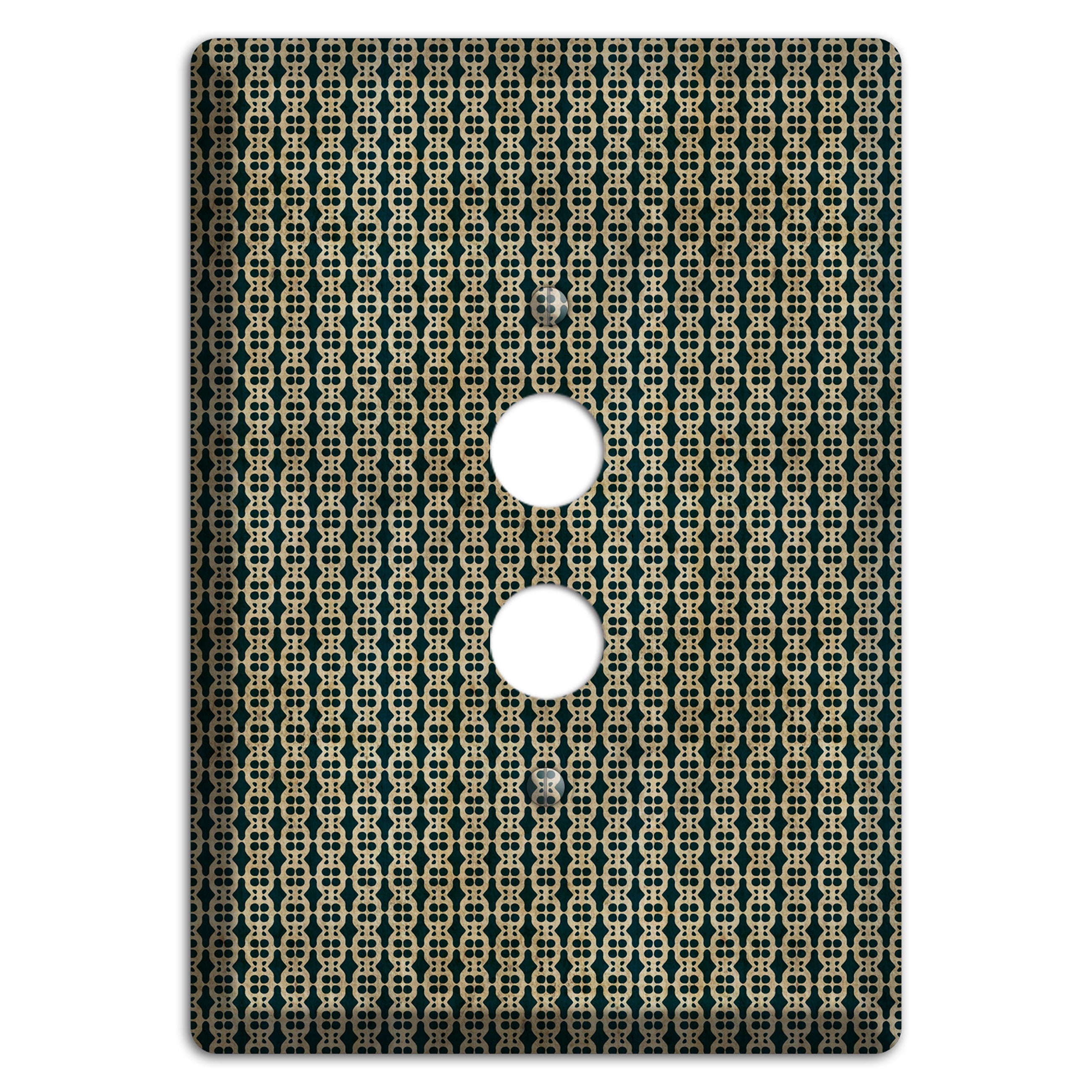 Dark Green Grunge Tiny Tiled Tapestry 3 1 Pushbutton Wallplate