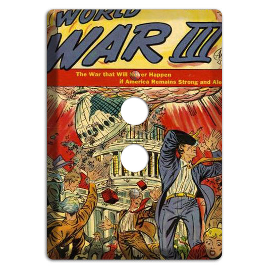 World War III Vintage Comics 1 Pushbutton Wallplate