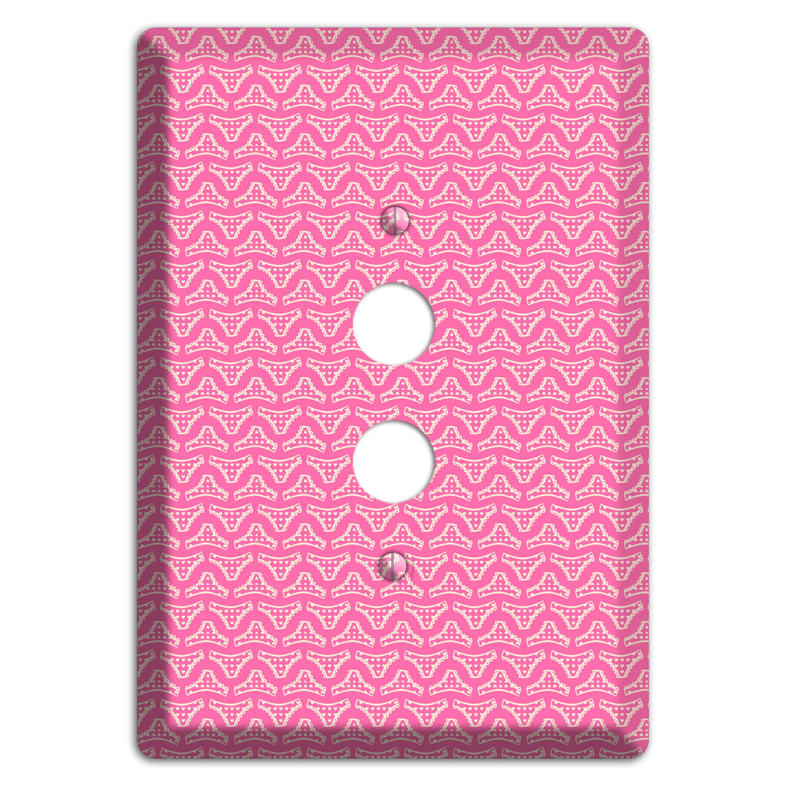 Pink Bikinis 1 Pushbutton Wallplate