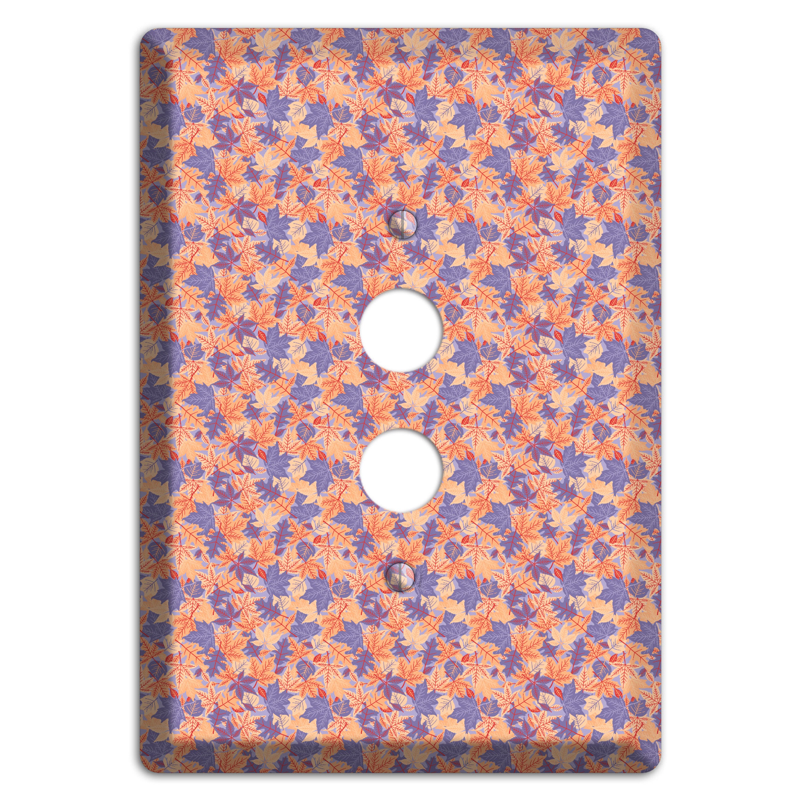 Autumn Leaves Overlay 1 Pushbutton Wallplate