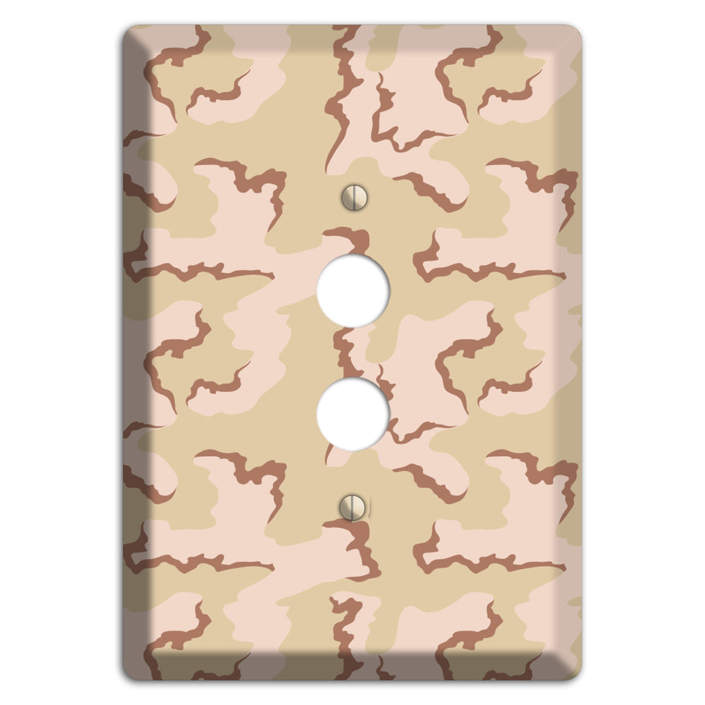 Coffee Stain Camo 1 Pushbutton Wallplate