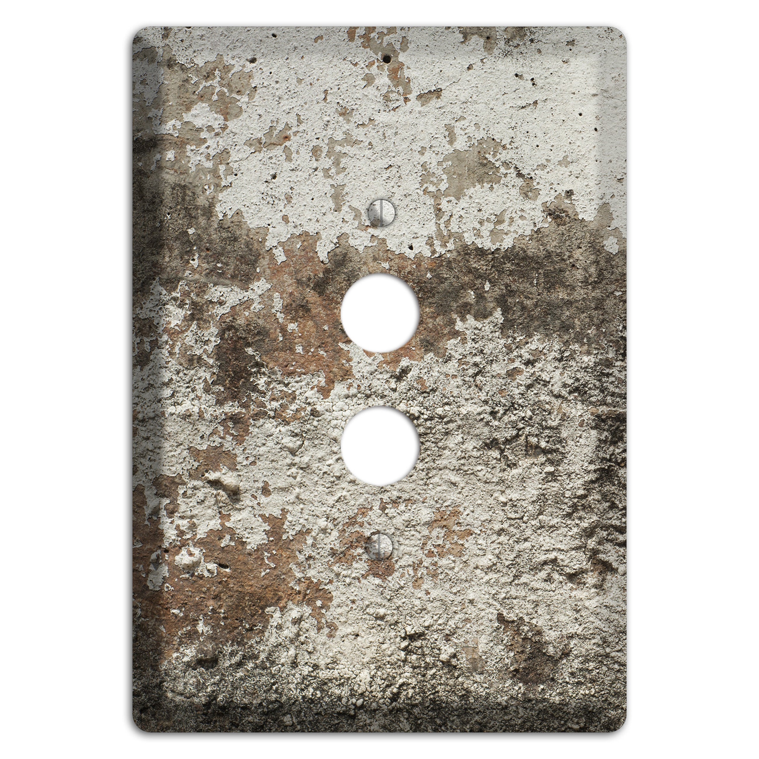 Old Concrete 12 1 Pushbutton Wallplate