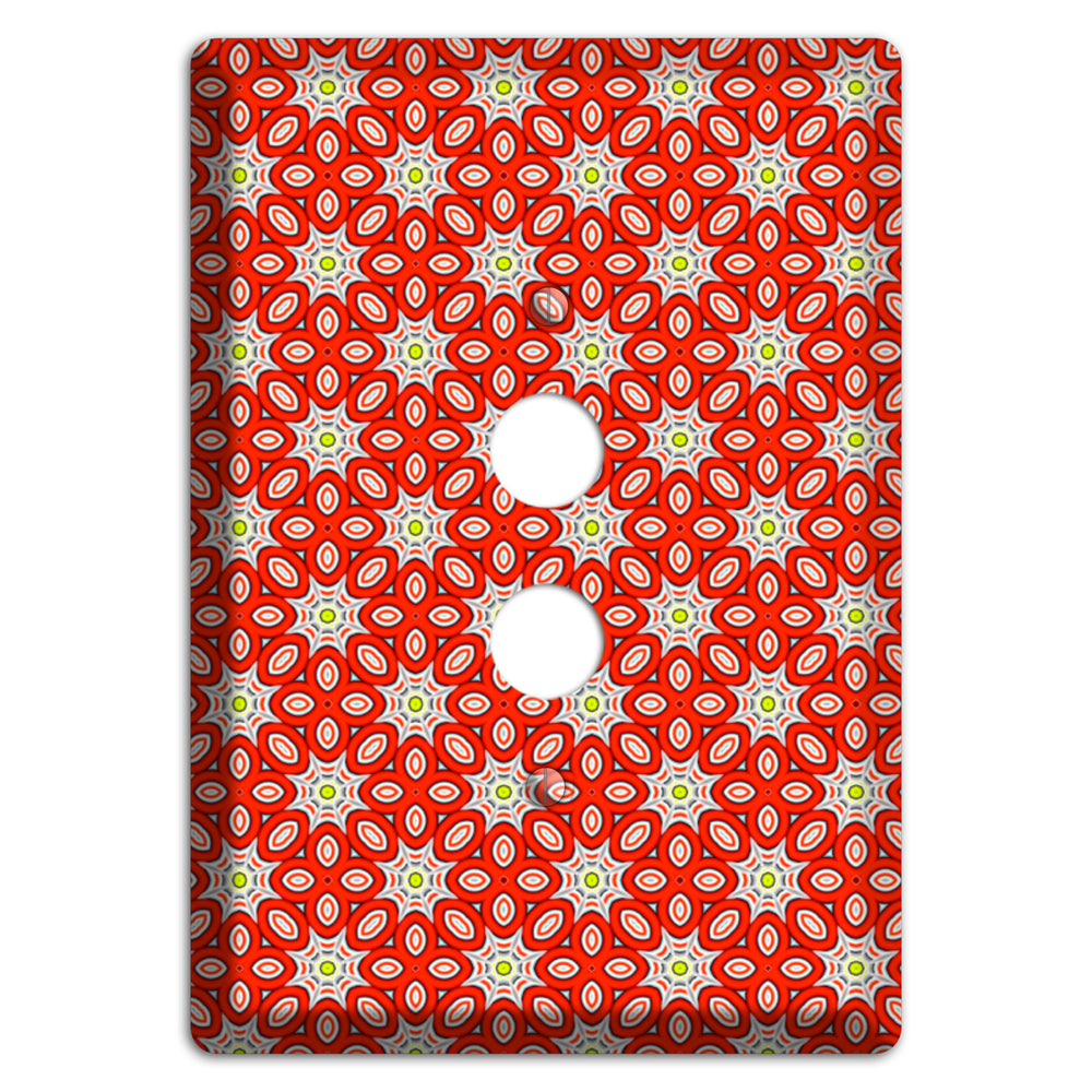 Red Foulard 2 1 Pushbutton Wallplate