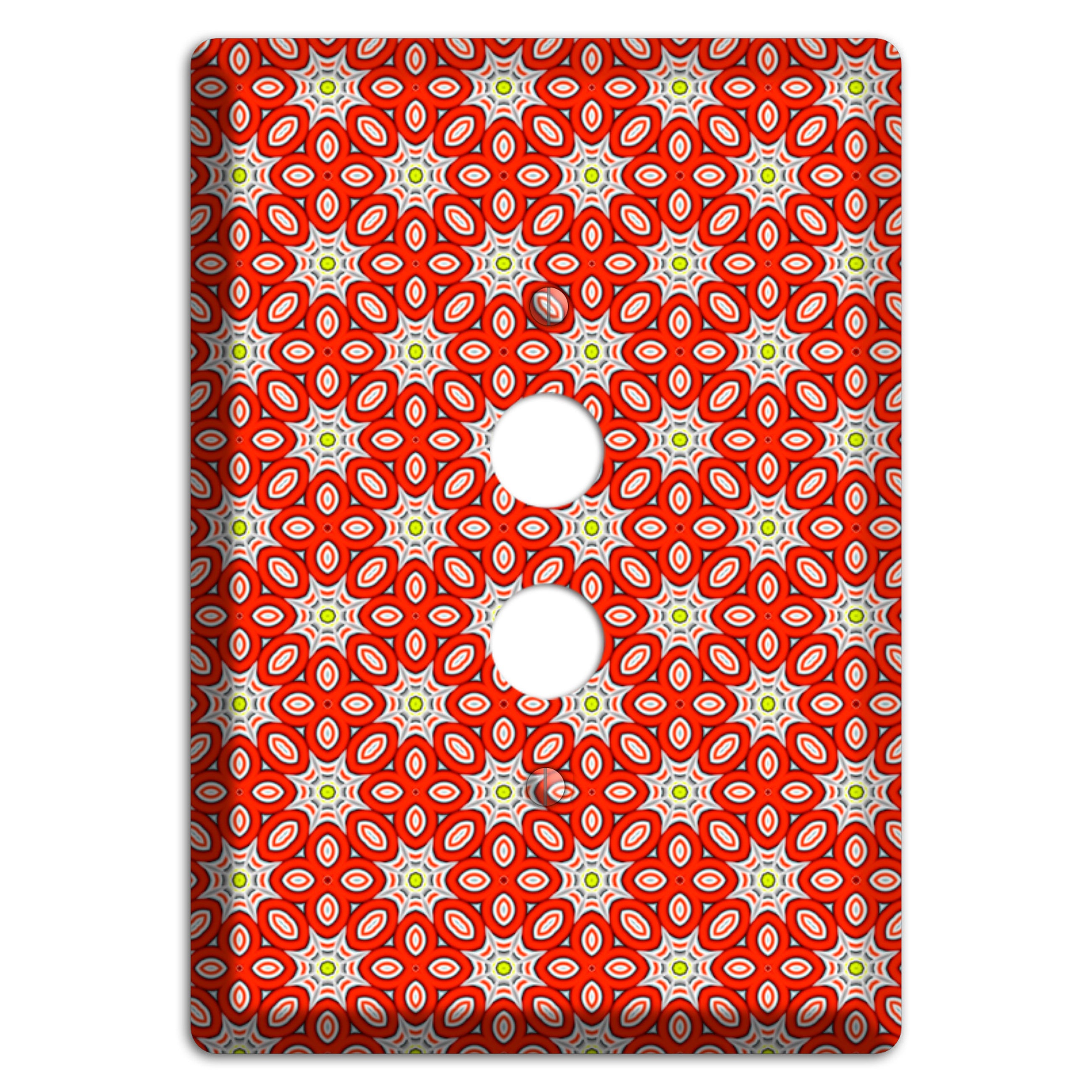 Red Foulard 2 1 Pushbutton Wallplate