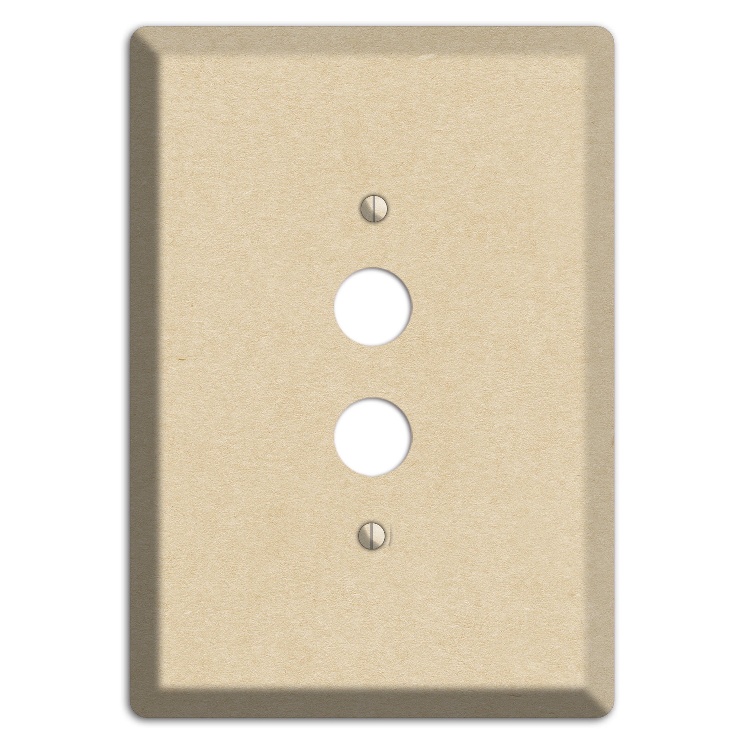 Double Pearl Lusta Kraft 1 Pushbutton Wallplate