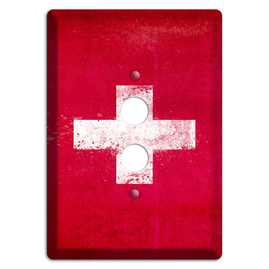 Switzerland Cover Plates 1 Pushbutton Wallplate