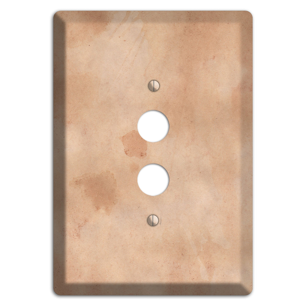 Aged Paper 4 1 Pushbutton Wallplate