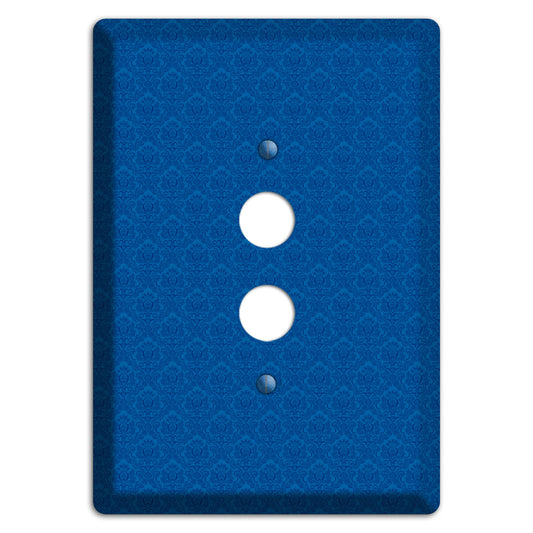 Blue Cartouche 1 Pushbutton Wallplate