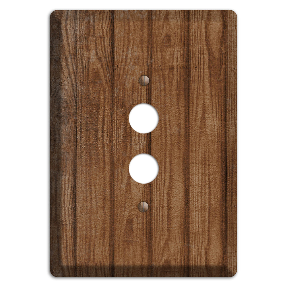 Old Copper Weathered Wood 1 Pushbutton Wallplate