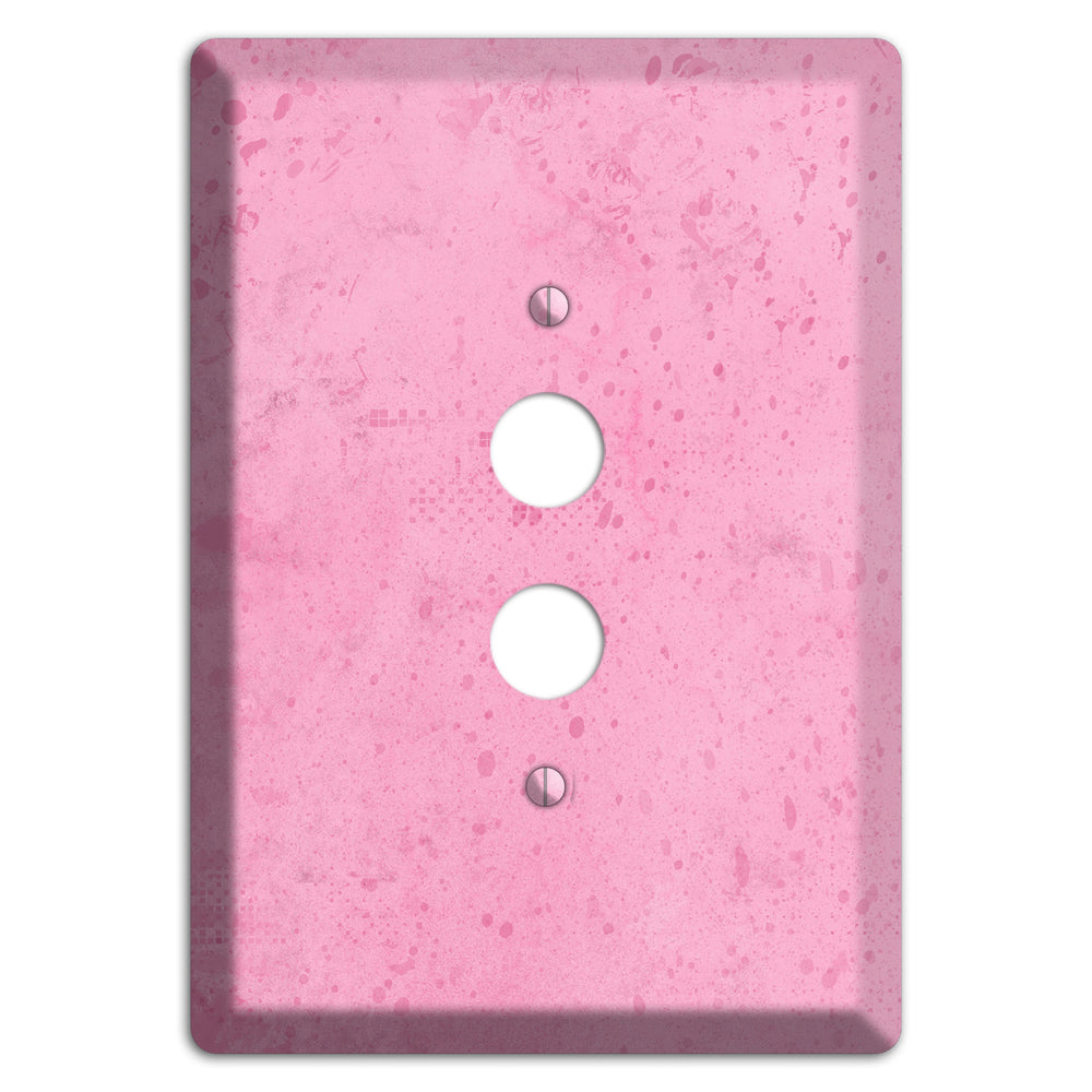 Illusion Pink Texture 1 Pushbutton Wallplate