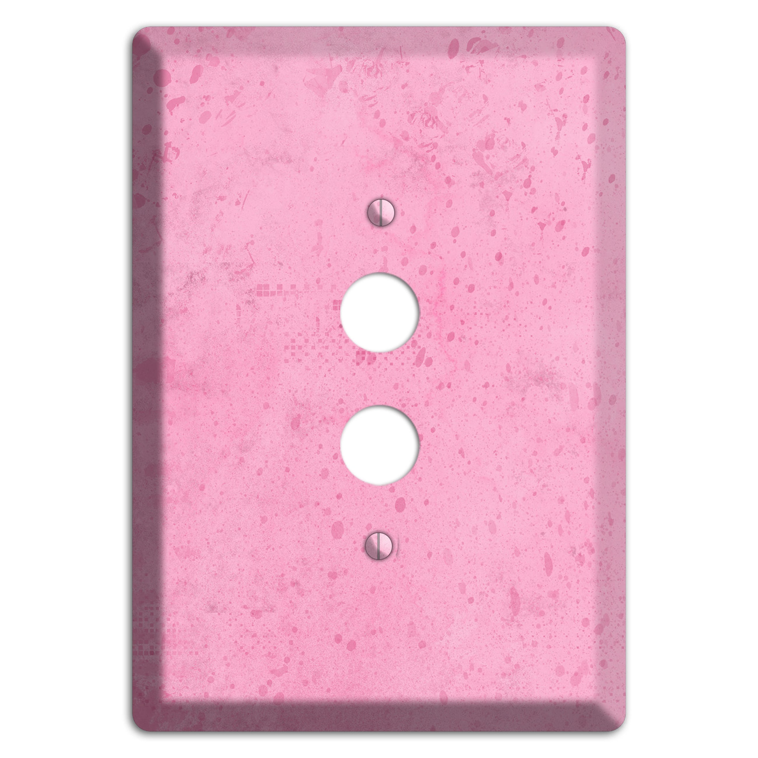 Illusion Pink Texture 1 Pushbutton Wallplate