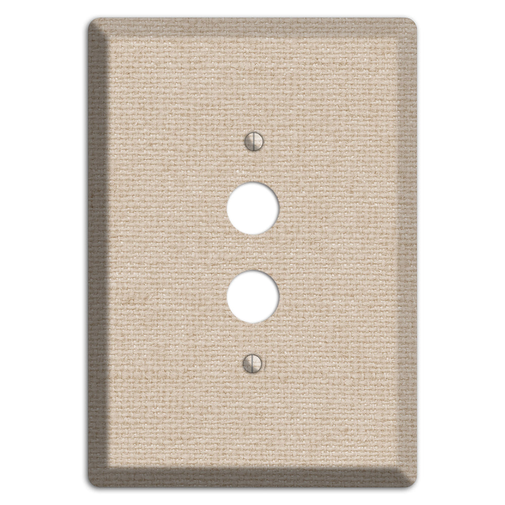 Vanilla Neutral Texture 1 Pushbutton Wallplate