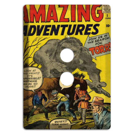 Amazing Adventures Vintage Comics 1 Pushbutton Wallplate