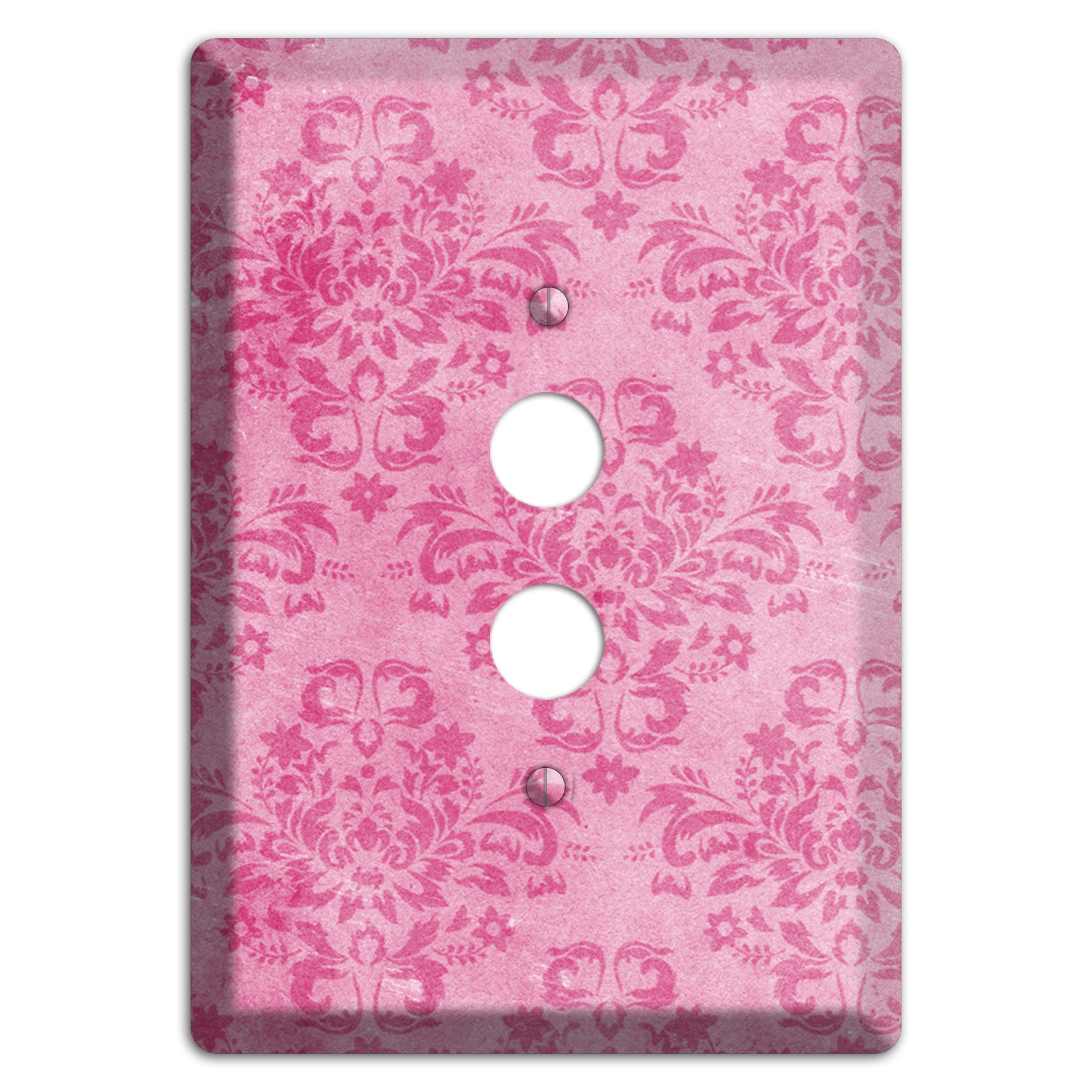 Beauty Bush Pink Texture 1 Pushbutton Wallplate