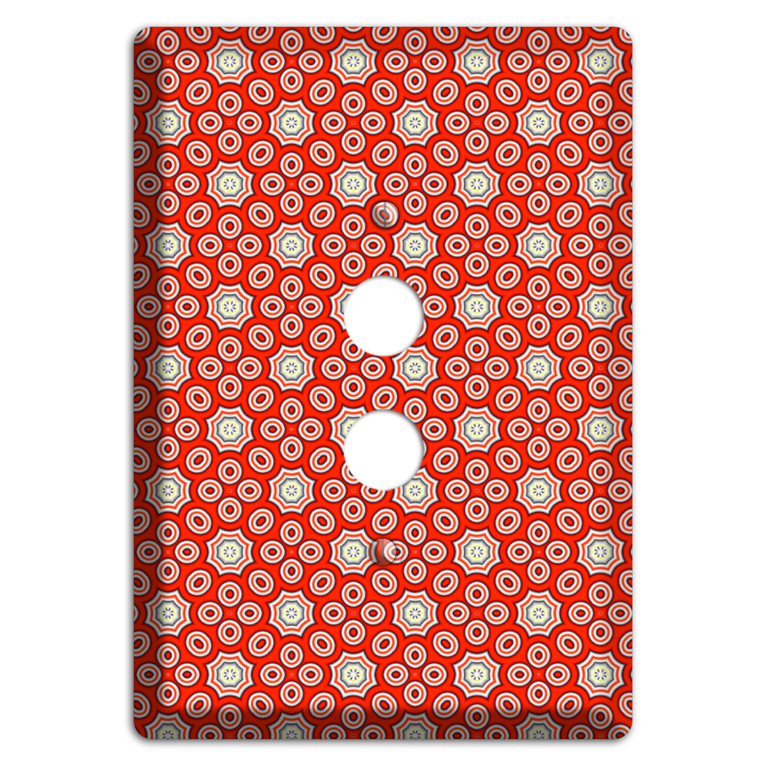 Red Foulard 3 1 Pushbutton Wallplate