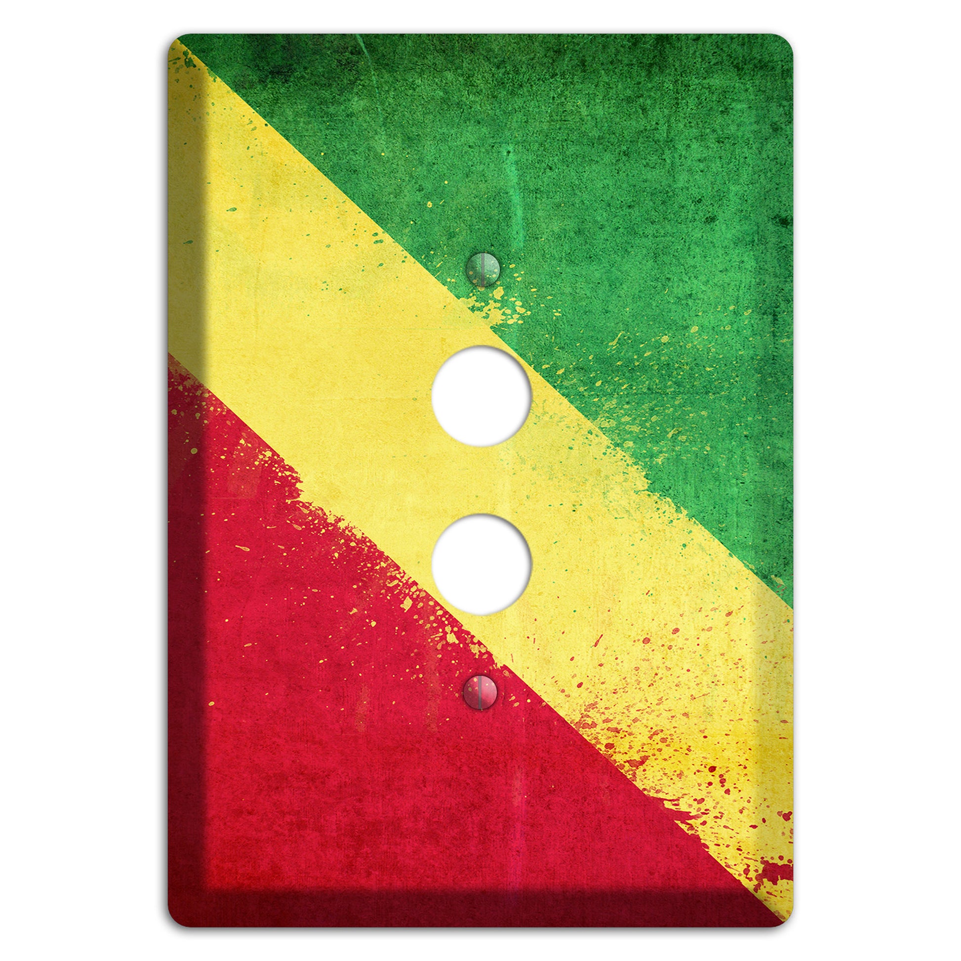 Congo Republic of Cover Plates 1 Pushbutton Wallplate