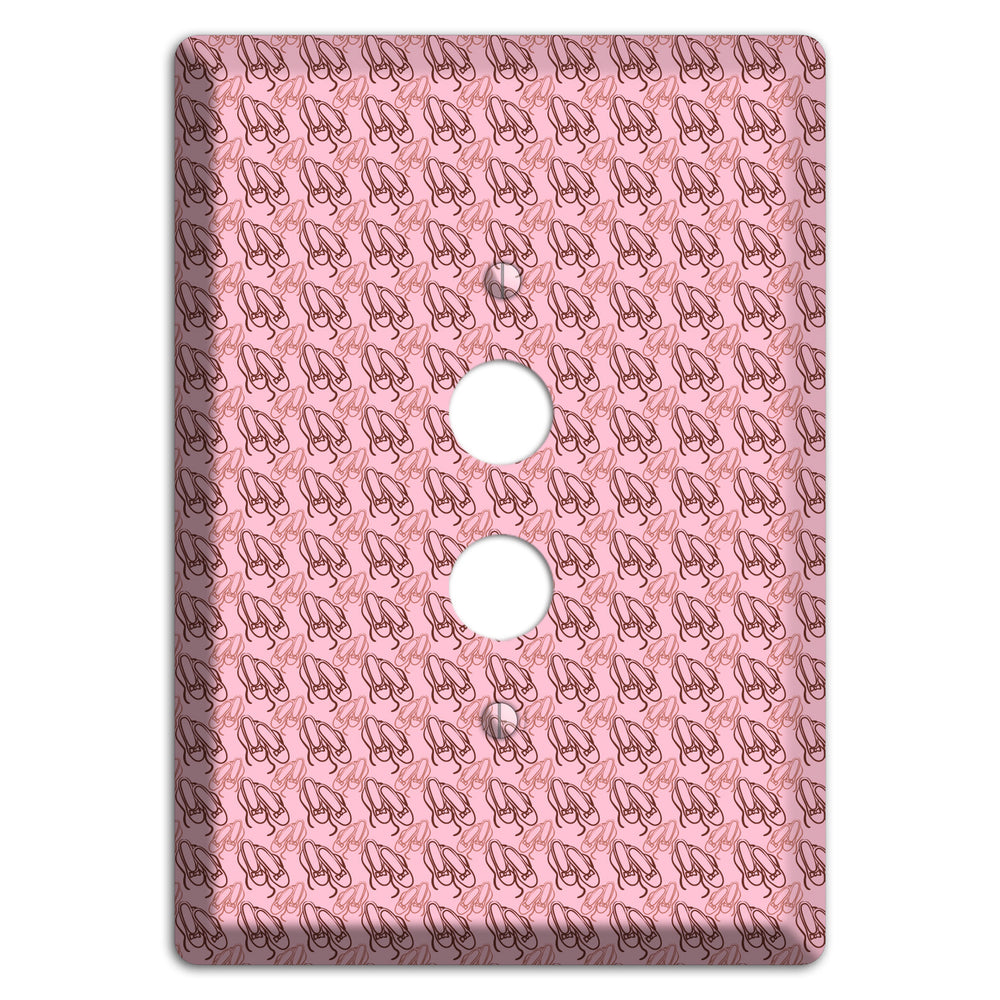 Pink Ballet Slippers 1 Pushbutton Wallplate