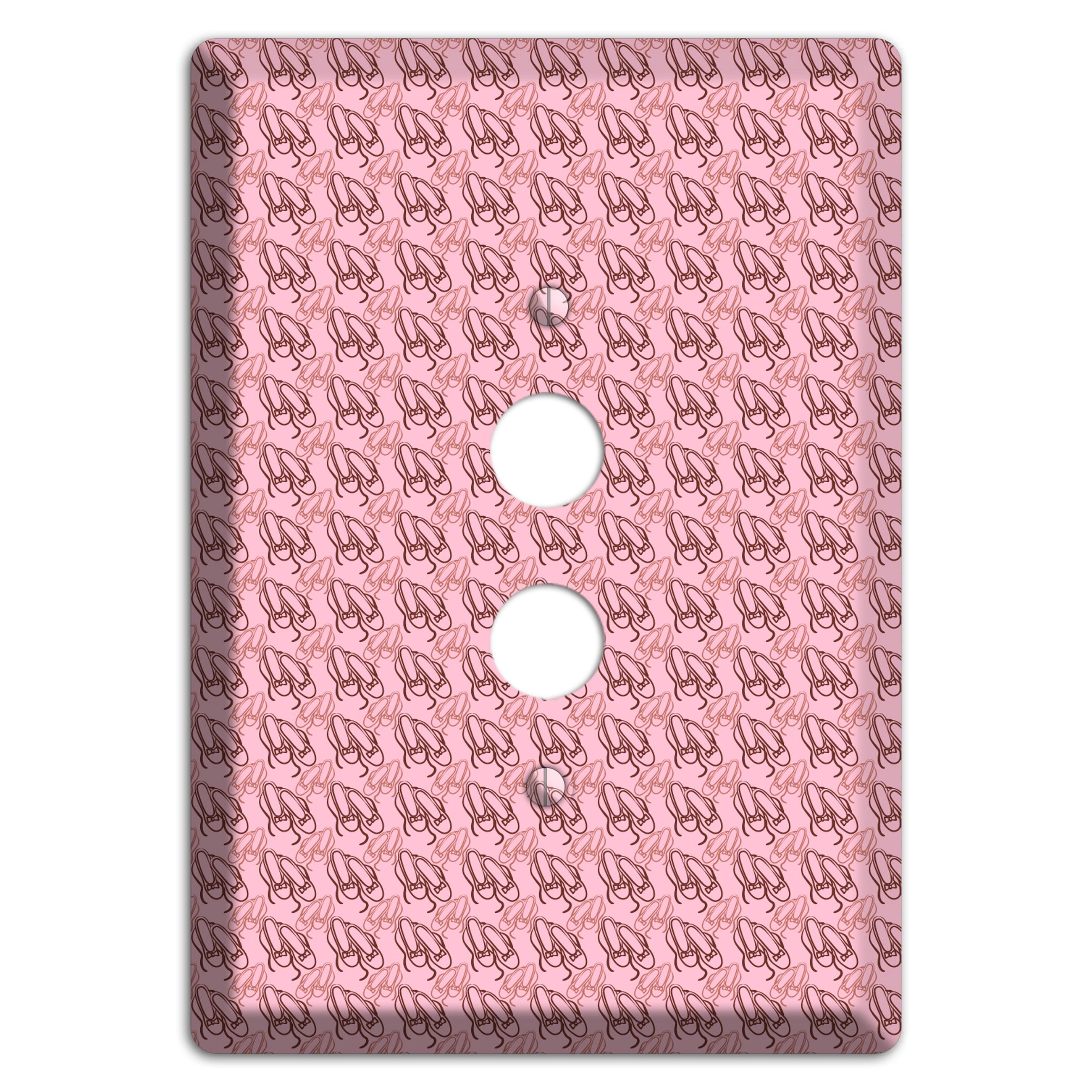 Pink Ballet Slippers 1 Pushbutton Wallplate
