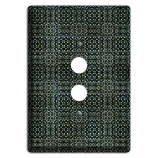 Dark Green Grunge Tiny Tiled Tapestry 4 1 Pushbutton Wallplate