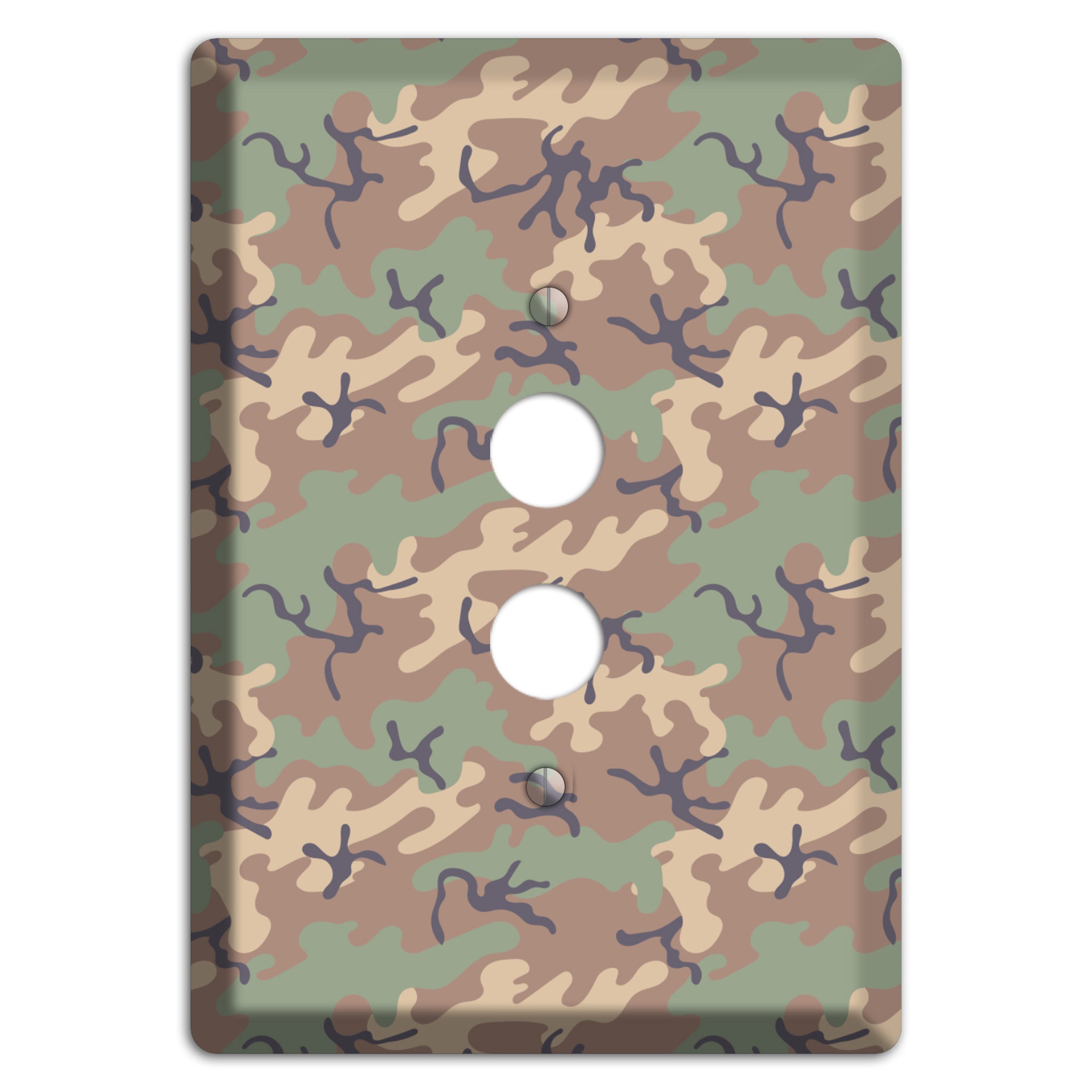 Jungle 1968 Camo 1 Pushbutton Wallplate