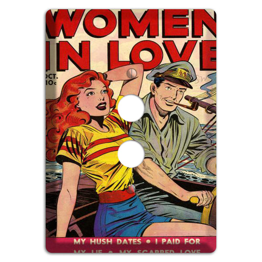 Women in Love Vintage Comics 1 Pushbutton Wallplate