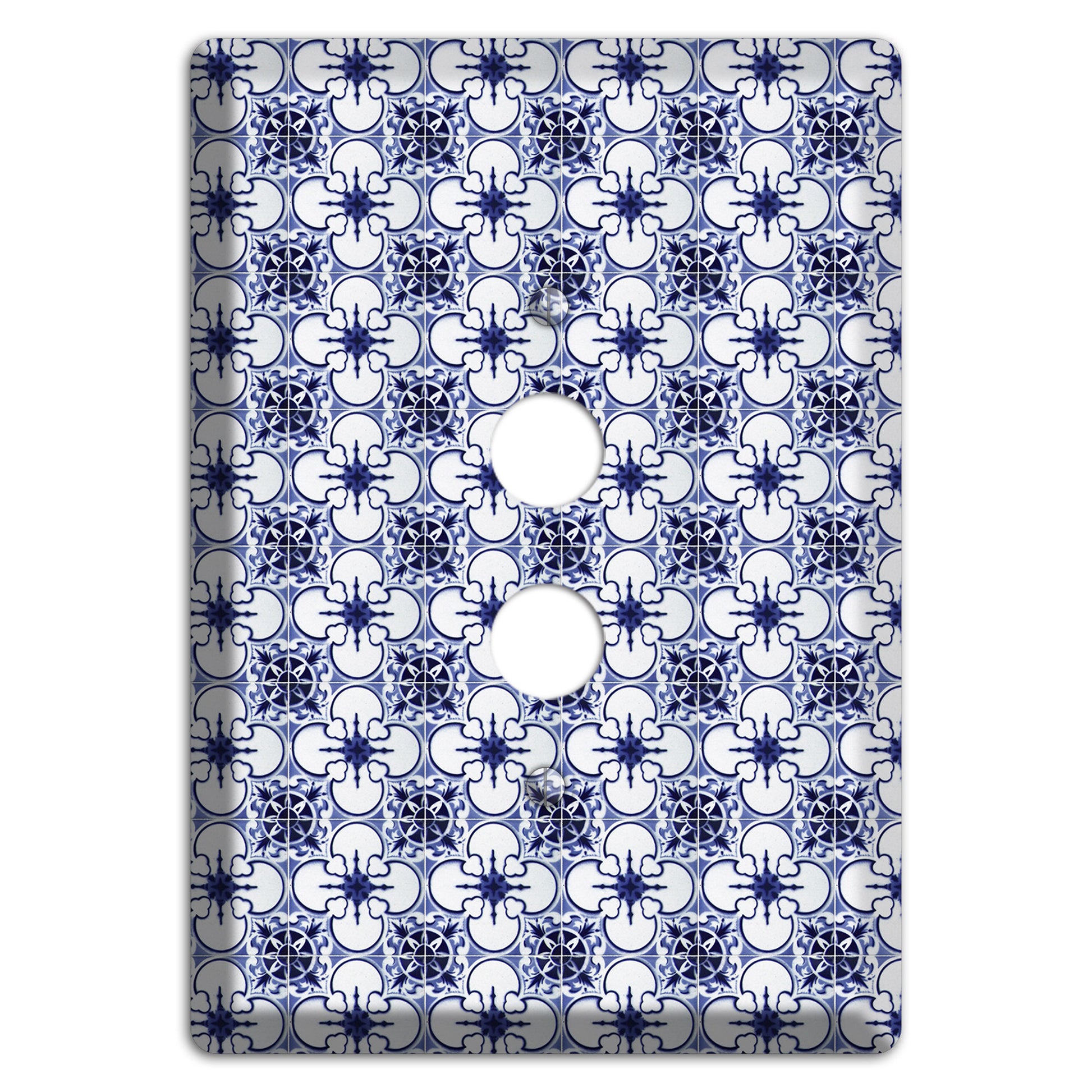 Tavira Tiles 9 1 Pushbutton Wallplate