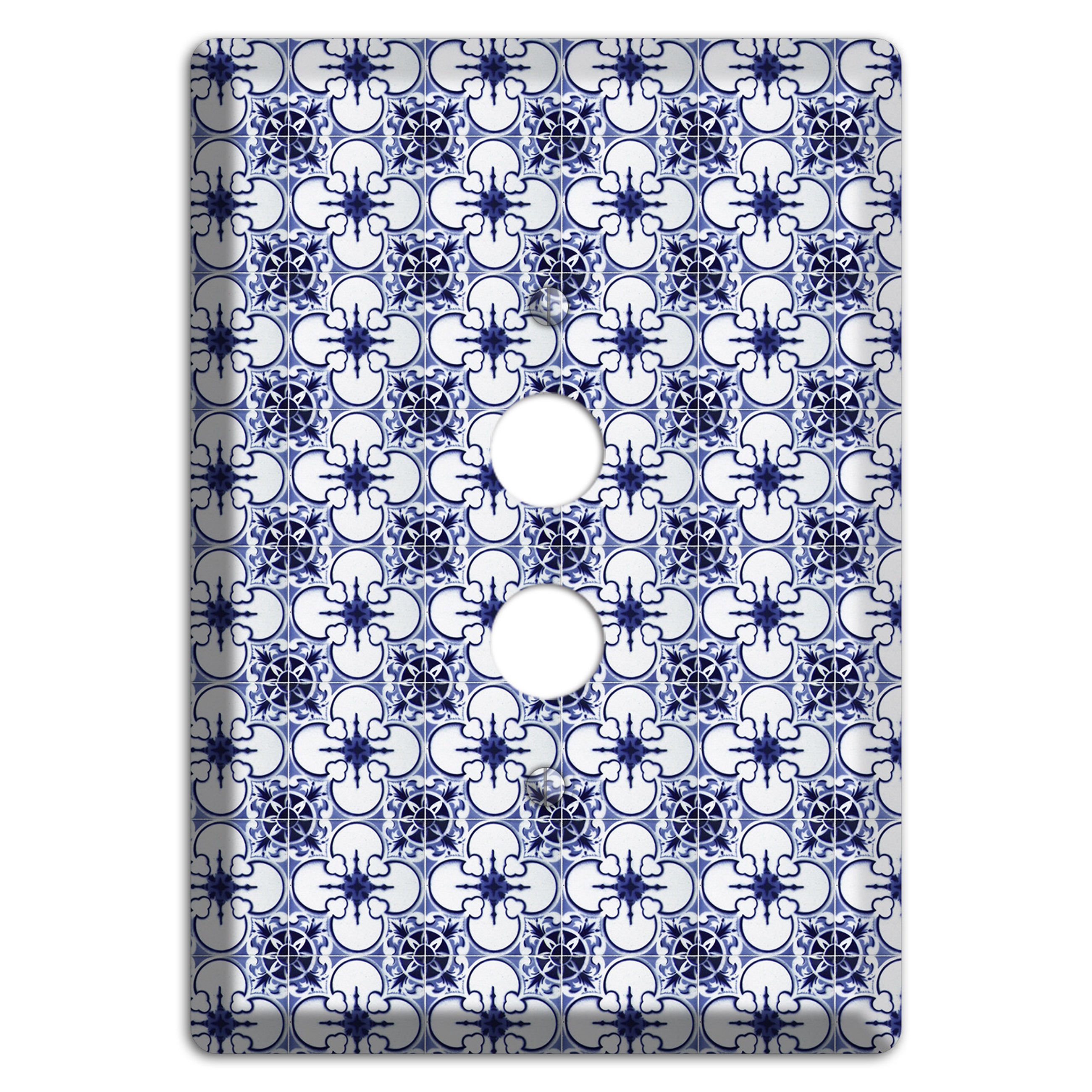 Tavira Tiles 9 1 Pushbutton Wallplate