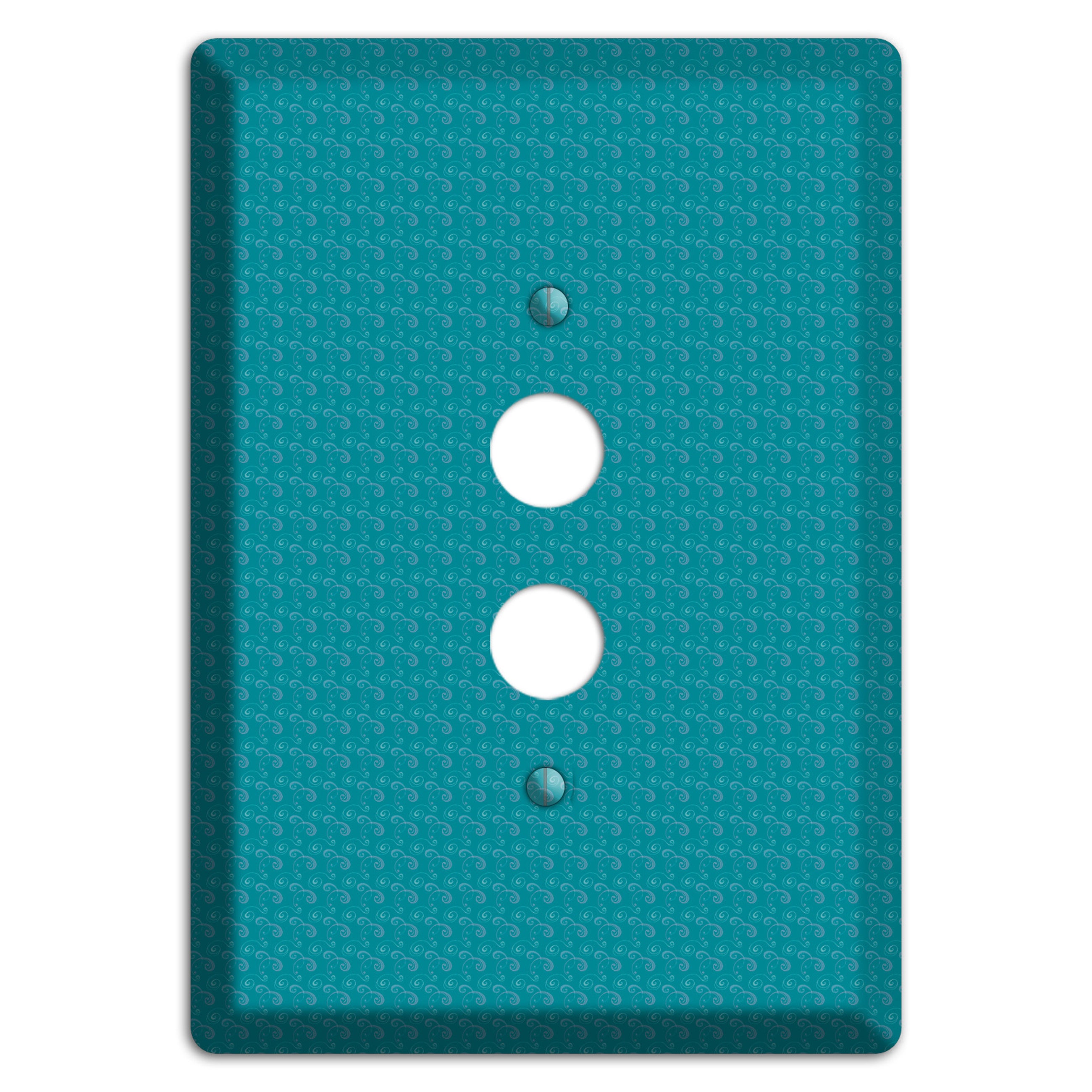 Jade Swirls 1 Pushbutton Wallplate